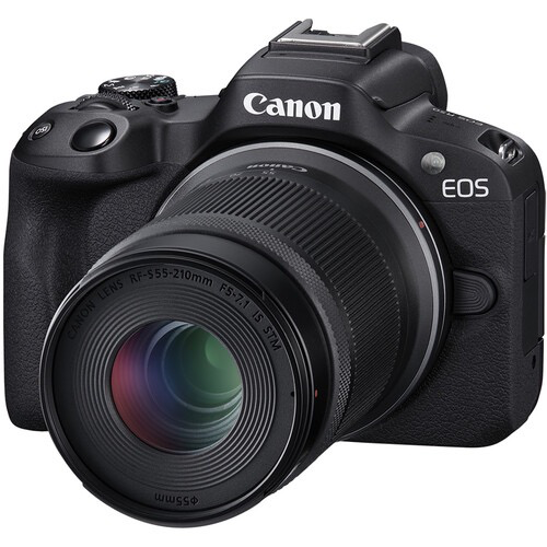 Canon EOS R50 Mirrorless Digital Camera with 18-45mm & 55-210mm Lenses Kit - 4K Video, Dual Pixel AF, Black | Perfect for Travel, Vlogging & Photography Enthusiasts