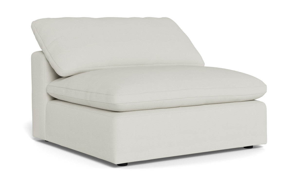 Fluffy Armless Chair - Ultra Soft Comfortable Accent Chair for Living Room, Bedroom, or Office - Perfect for Relaxing, Reading, and Lounging