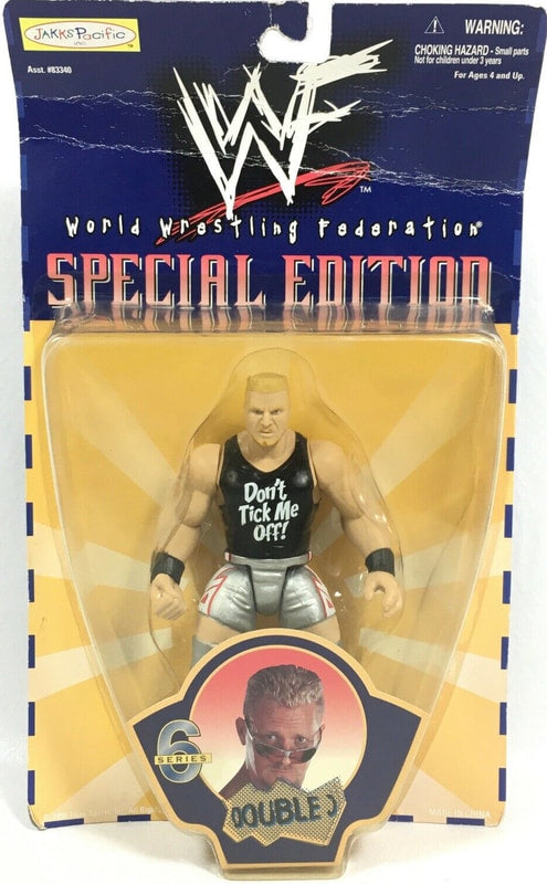 1999 WWF Jakks Pacific Special Edition Series 6 Double J Wrestling Action Figure - Exclusive Collectible for WWF Fans & Toy Collectors - Perfect for Display, Gifts, and Wrestling Memorabilia Collections