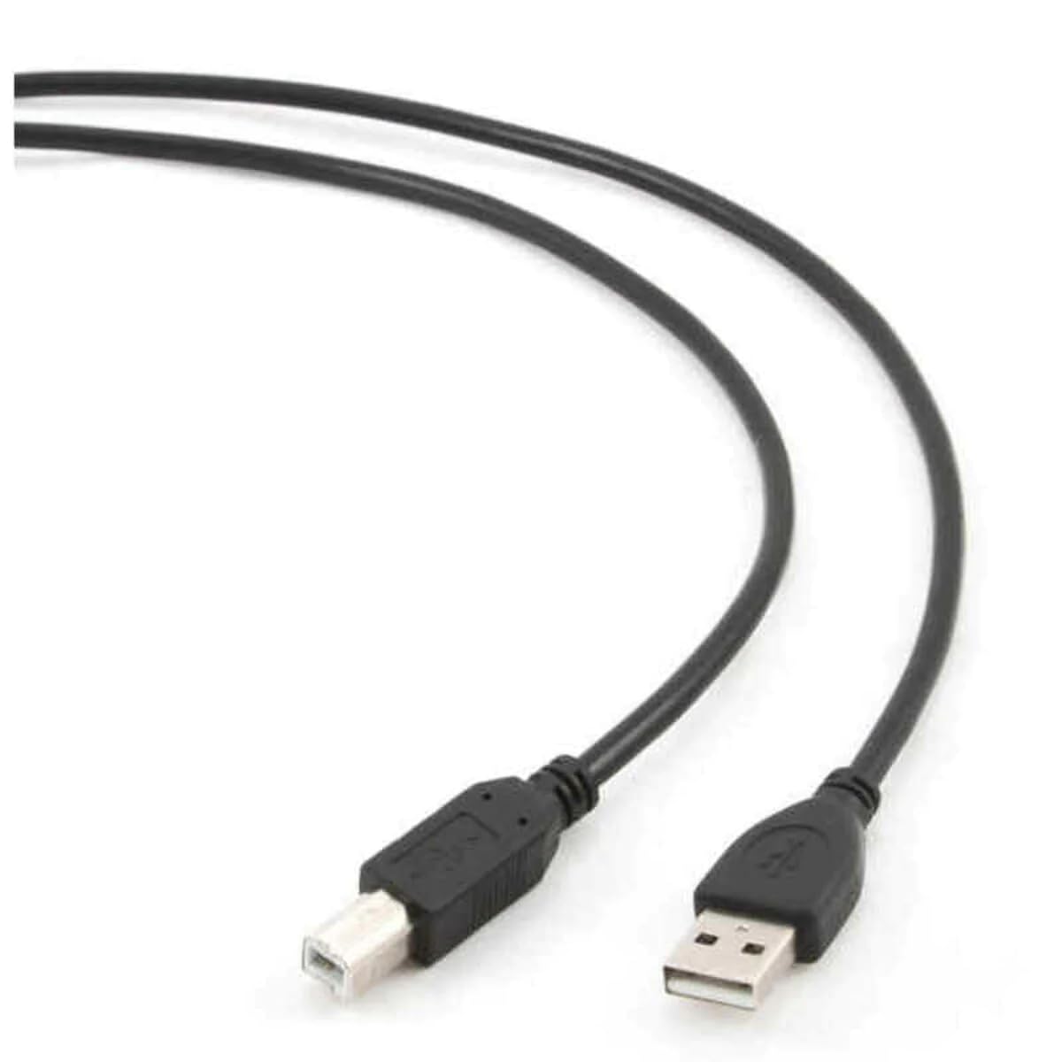 CCP-USB2-AMBM-6 6ft USB A to USB B Cable - High Speed USB 2.0 Printer Cable for Printers, Scanners, and External Hard Drives - Durable Black Braided Nylon (6 Feet)
