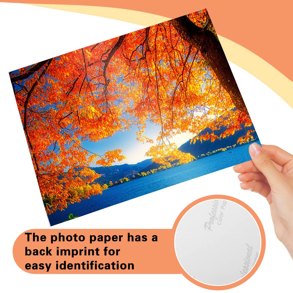 20 Sheets Glossy Photo Paper 8x10 Inch - 180gsm Premium Inkjet Printer Paper for Pictures, Flyers, Calendars & Brochures | Ideal for Home Printing, Office Documents & Professional Photography Projects