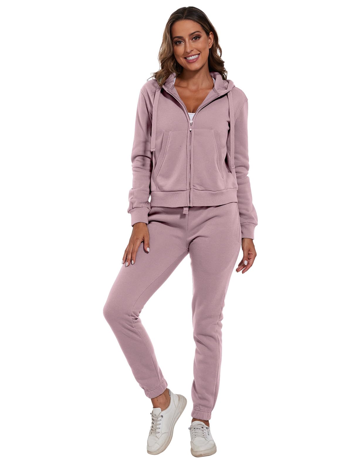 Xmgelp Women's 2 Piece Casual Tracksuit Set - Soft Athletic Jogging Sweatsuit for Running, Yoga & Lounge Wear - Comfortable Workout Outfit for Women