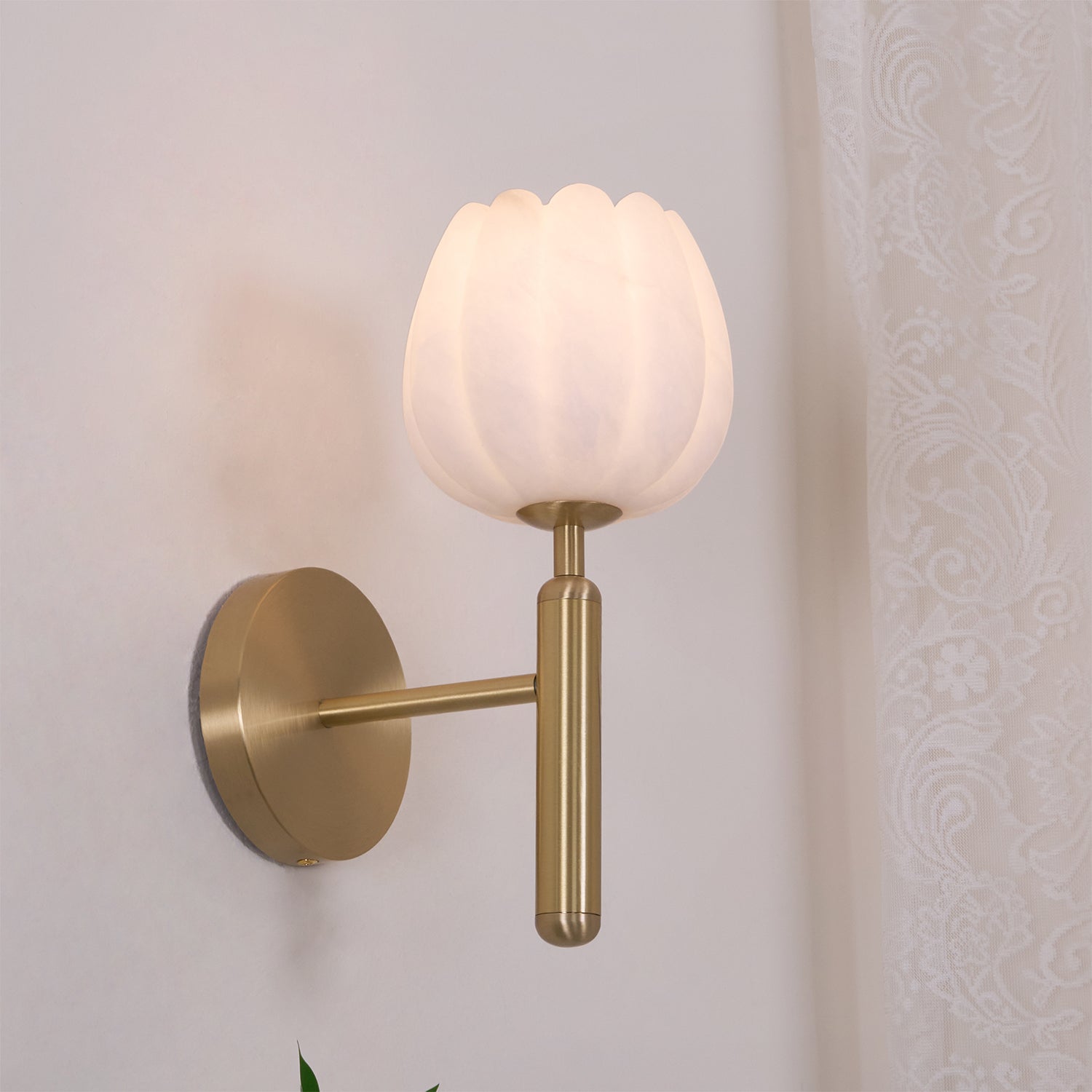 Modern LED Wall Sconce Light Fixture - Dimmable Indoor/Outdoor Wall Lamp for Bedroom, Living Room, Porch & Hallway - Energy Efficient Home Decor Lighting