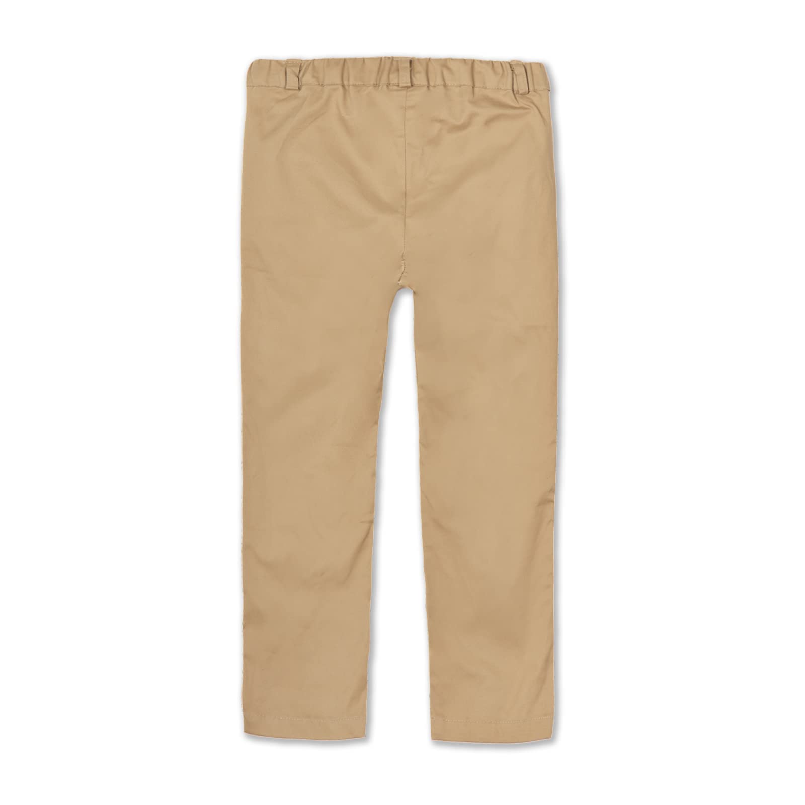 LittleSpring Boys School Pants - Elastic Waist for Comfort & Play