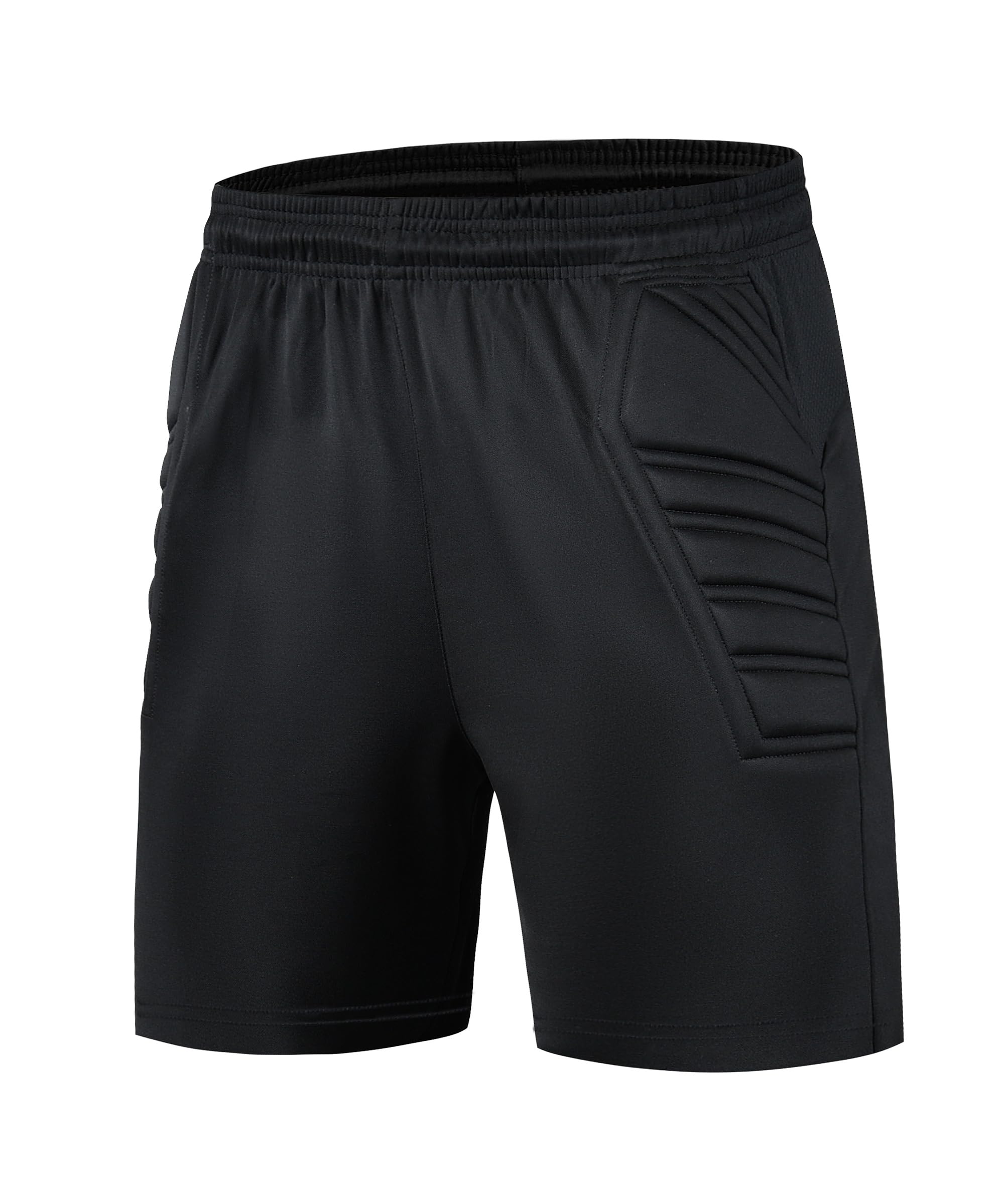 **Youth & Adult Padded Soccer Goalie Shorts - Sweat-Wicking Protective Goalkeeper Shorts for Boys & Men - Perfect for Training & Matches**