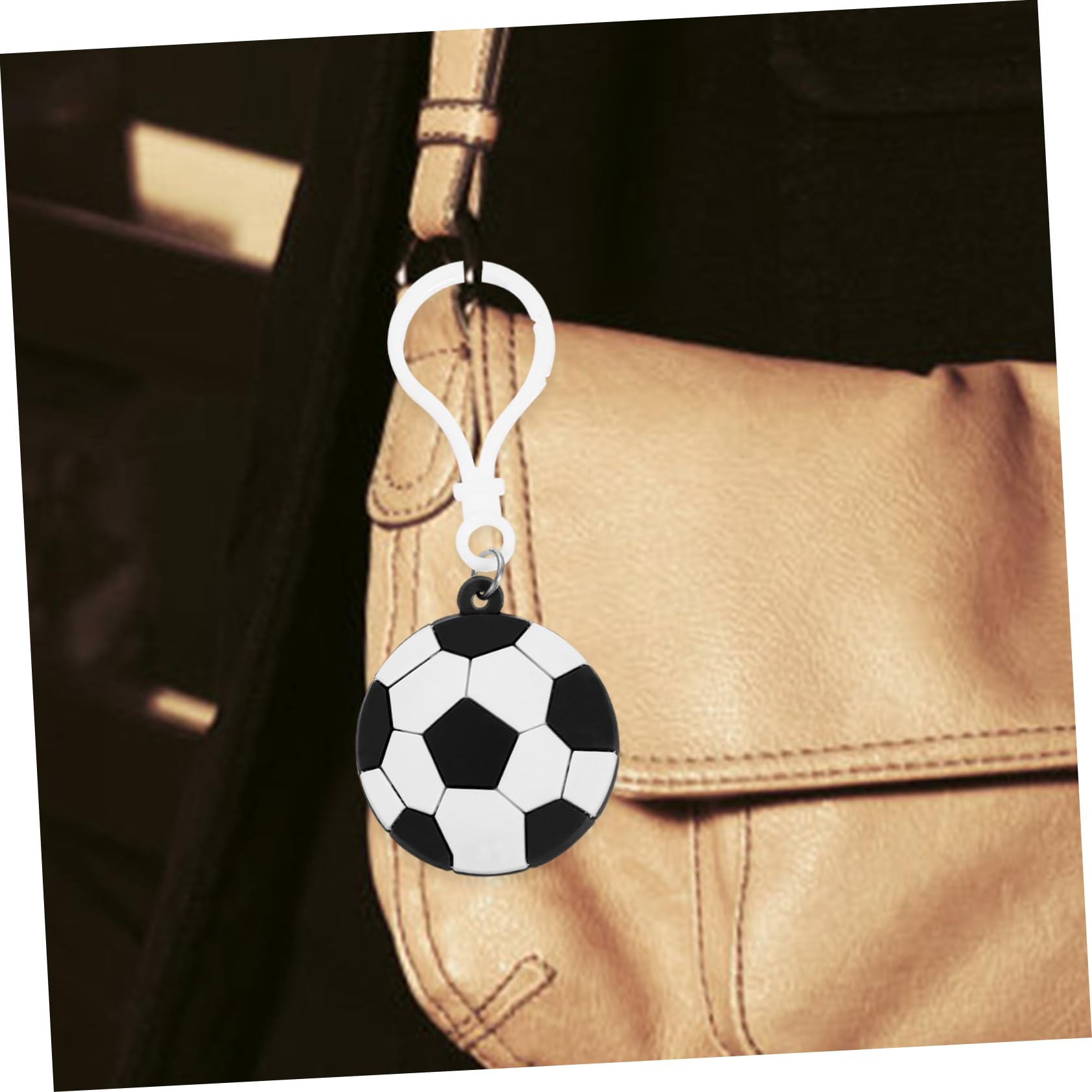 OHPHCALL 10Pcs Soccer Keychain for Boys - Mini Football Keyring Gift for Soccer Players, Team Rewards & Sports Enthusiasts - Perfect for Backpacks, Gyms & Game Day Accessories