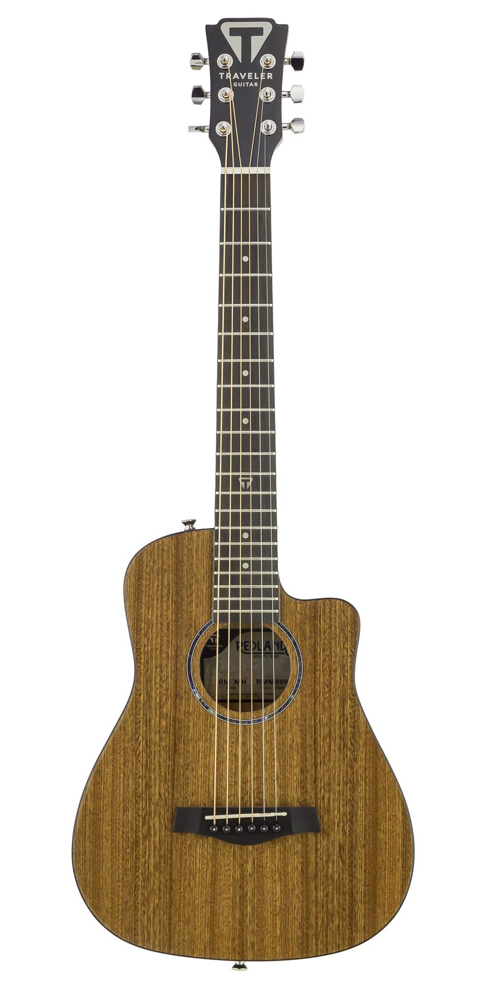 Traveler Guitar 6-String Acoustic Right-Handed Mahogany Guitar (RM MH) - Perfect for Camping, Travel & Small Spaces