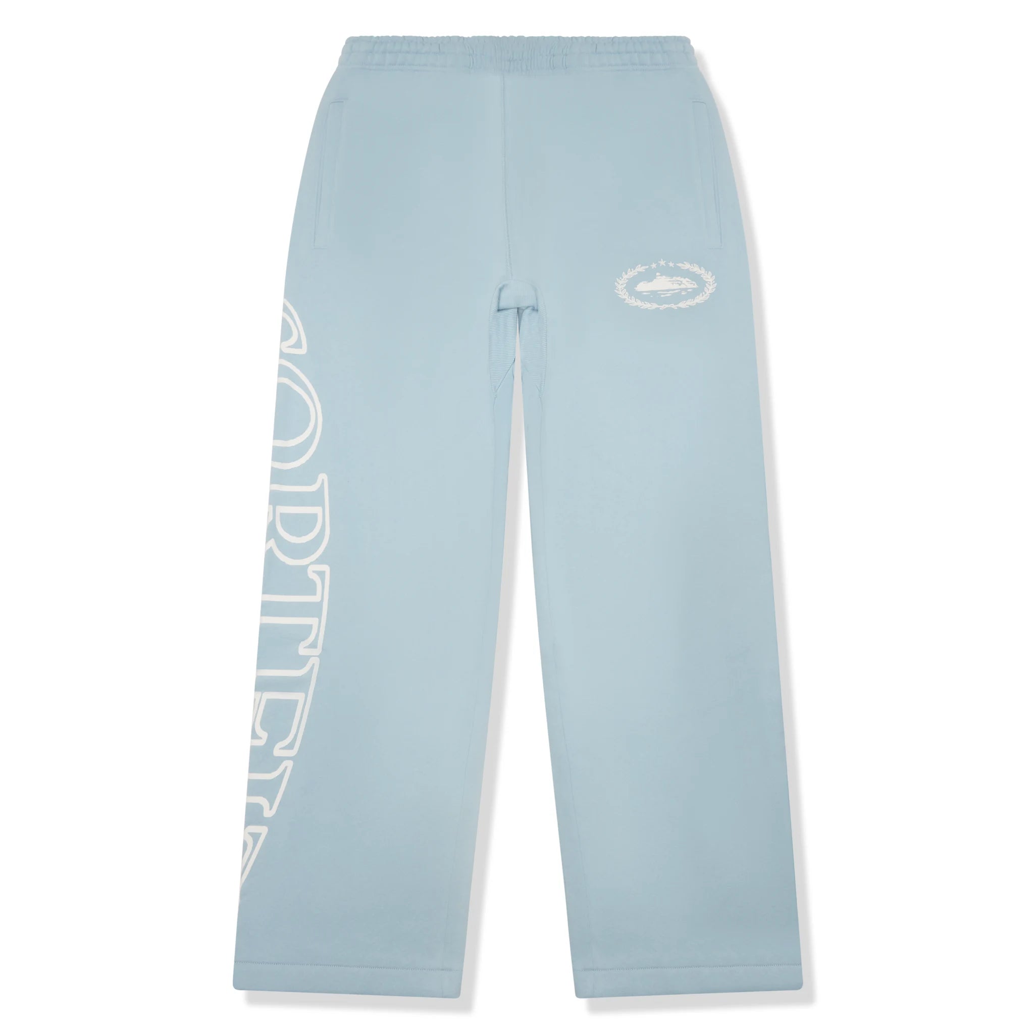 Corteiz Superior Royale Open Hem Baby Blue Pants - Stylish Casual Streetwear for Men | Perfect for Everyday Wear, Outings & Fashion Statements