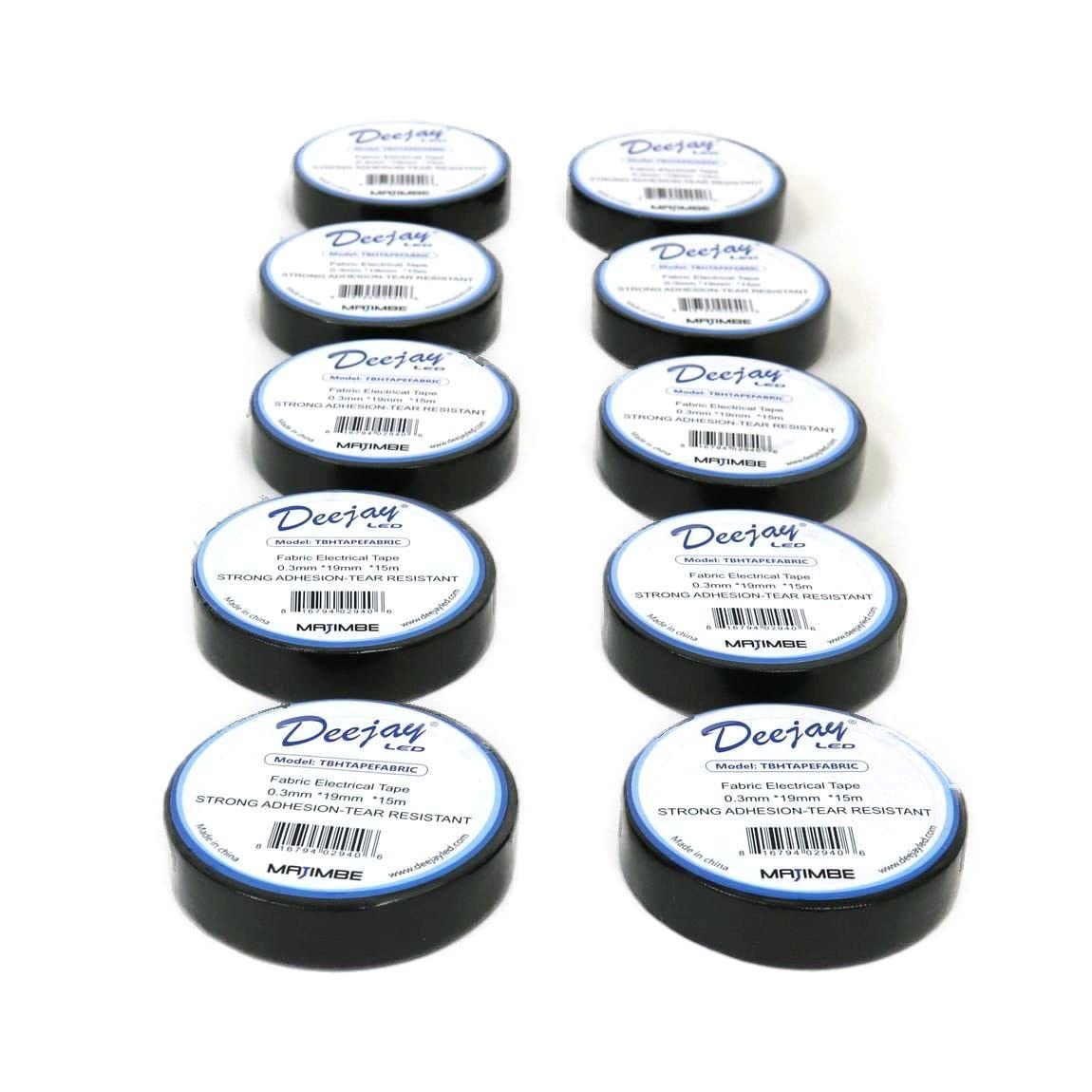 10 Rolls Fabric Tape - Strong Adhesive Cloth Tape for Crafts, Sewing, Quilting & DIY Projects - Perfect for Mending, Hemming & Home Repairs