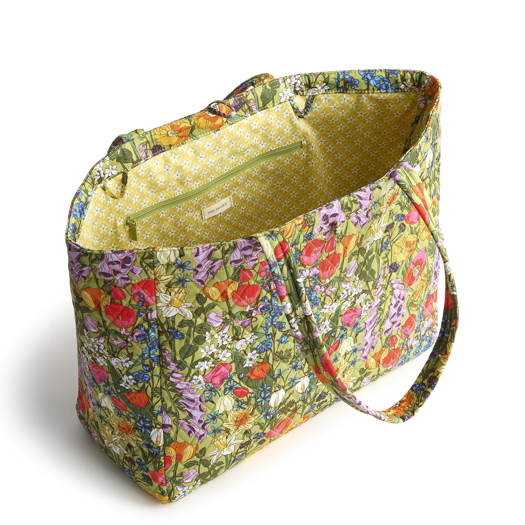 Vera Bradley Premium Cotton Hathaway Tote Bag for Women - Stylish & Durable Shoulder Bag for Work, Travel & Shopping