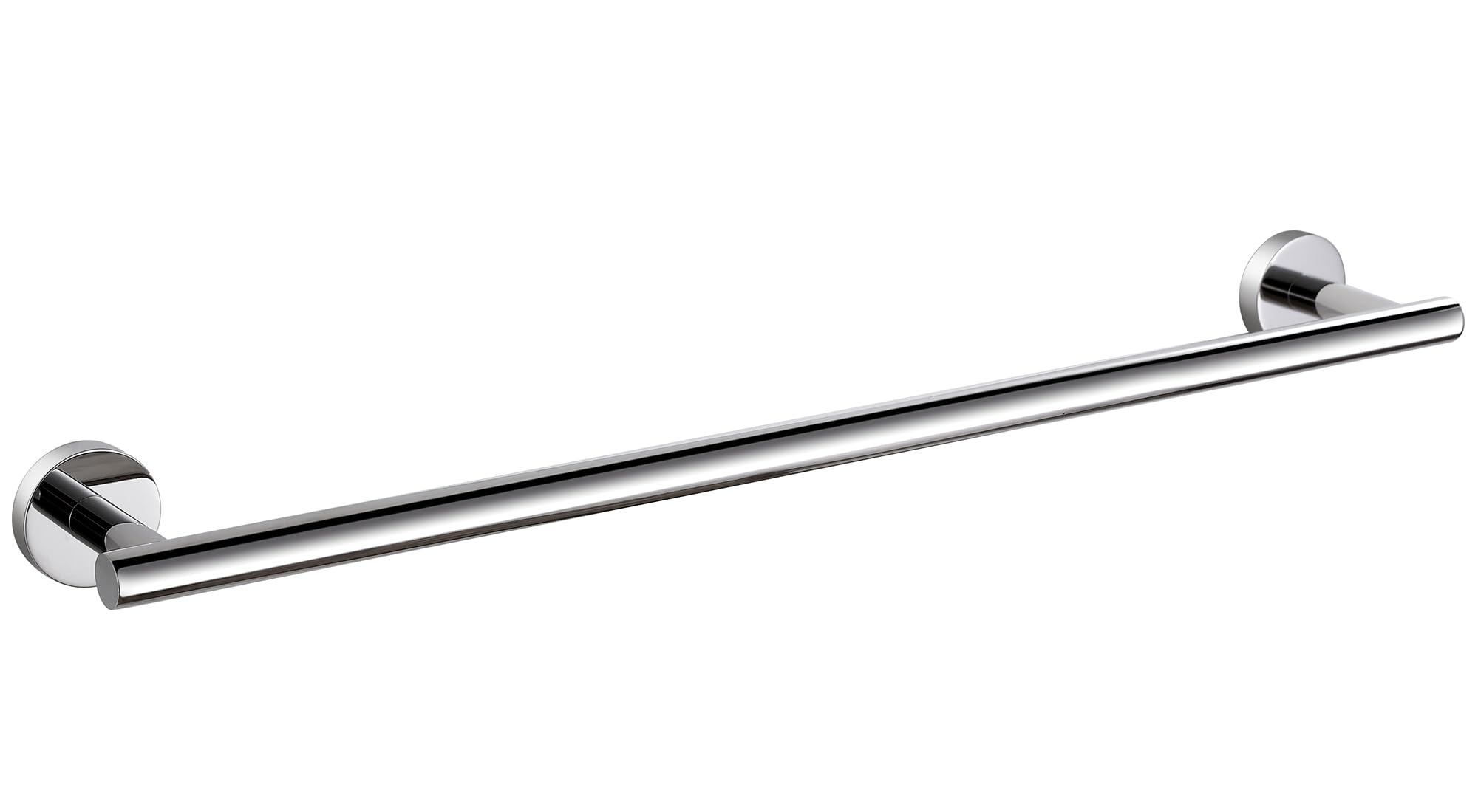 SEIDO 24 Inch Chrome Towel Holder - 304 Stainless Steel Bathroom Towel Bar Rack - Polished Chrome Finish - Perfect for Bathroom, Kitchen, and Spa Decor