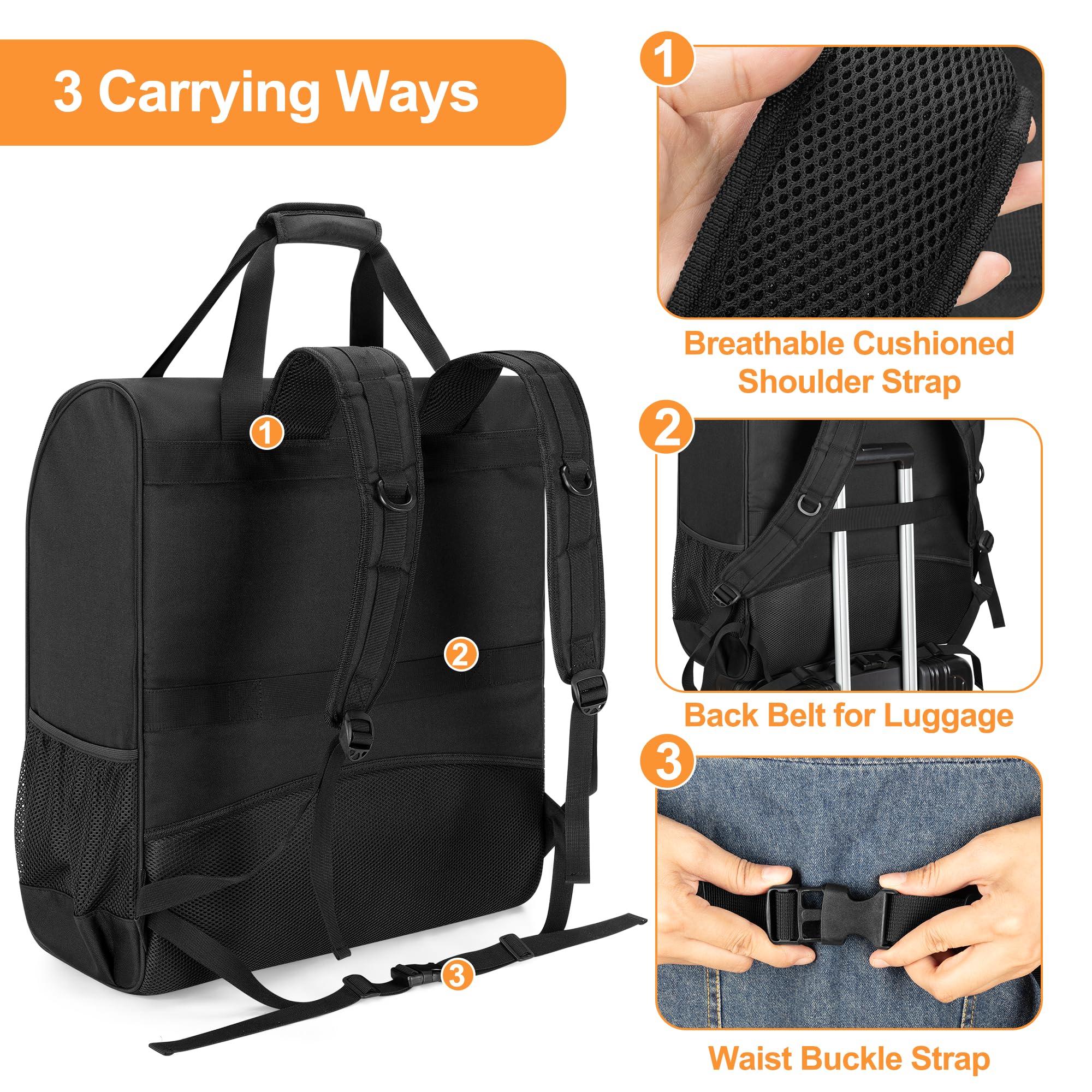 Babyzen YOYO2 Stroller Backpack - Patented Design, Lightweight & Durable Diaper Bag for Travel, Shopping & Daily Use with Your YOYO2 Stroller