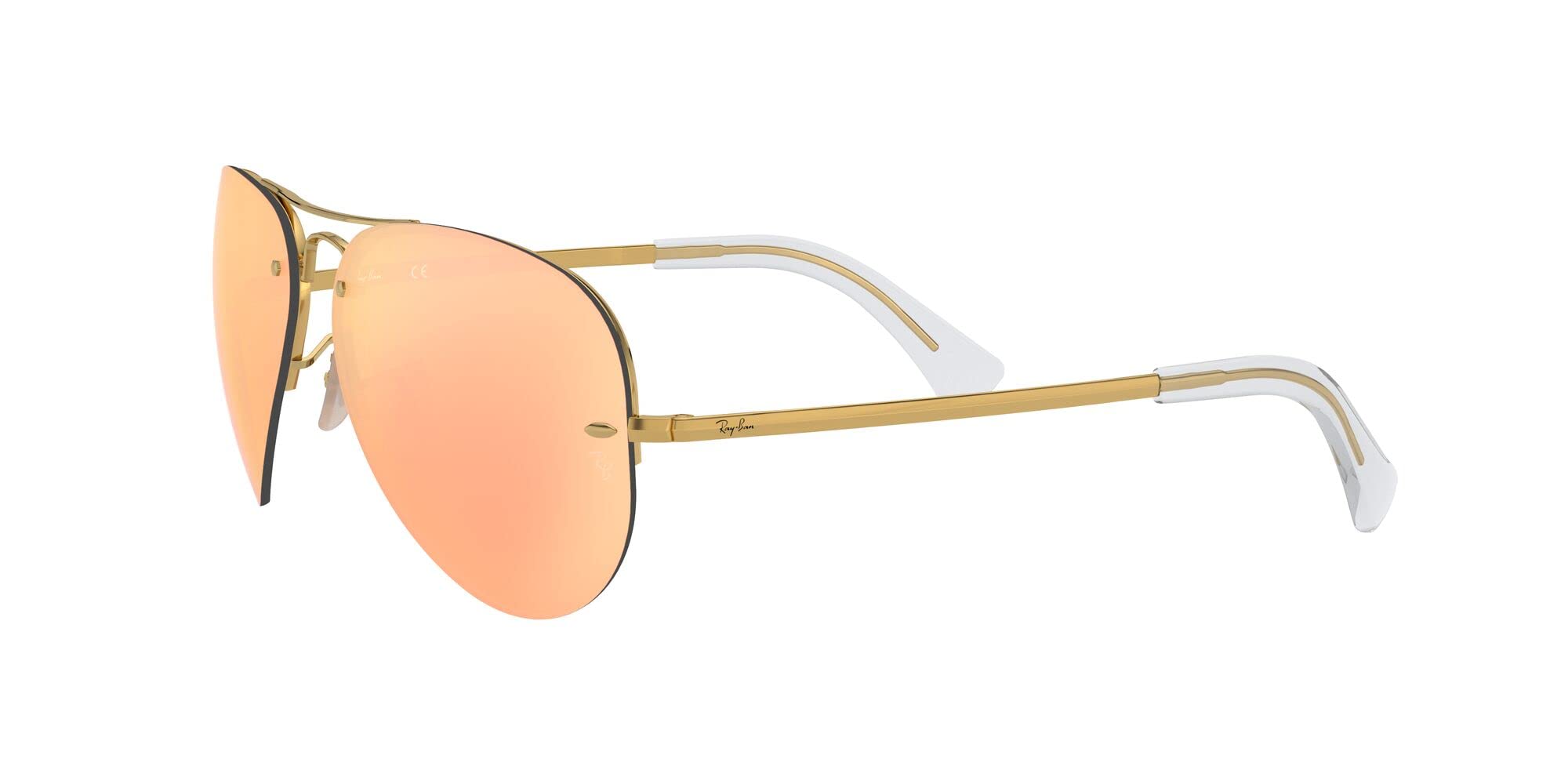 Ray-Ban RB3449 Classic Aviator Sunglasses for Men & Women - Polarized UV Protection Lenses - Stylish & Durable for Outdoor Activities, Driving, and Travel