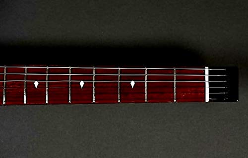 Bootlegger Guitar Spade Headless Electric Travel Guitar - Pro Series Full Scale with Stiletto Hard Case | Portable Electric Guitar for Recording, Gigs & Travel | Perfect for Musicians, Buskers & Small Spaces