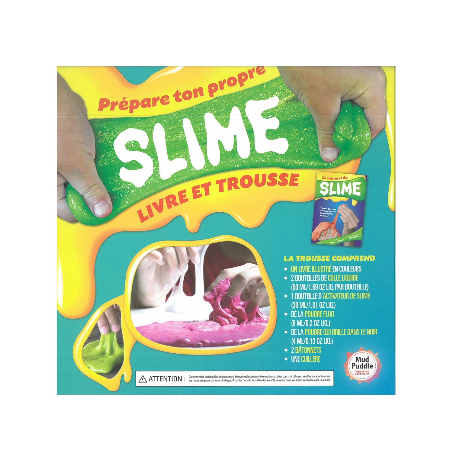 DIY Slime Kit - French Edition | Make Your Own Slime at Home | Fun Sensory Play for Kids & Stress Relief for Adults