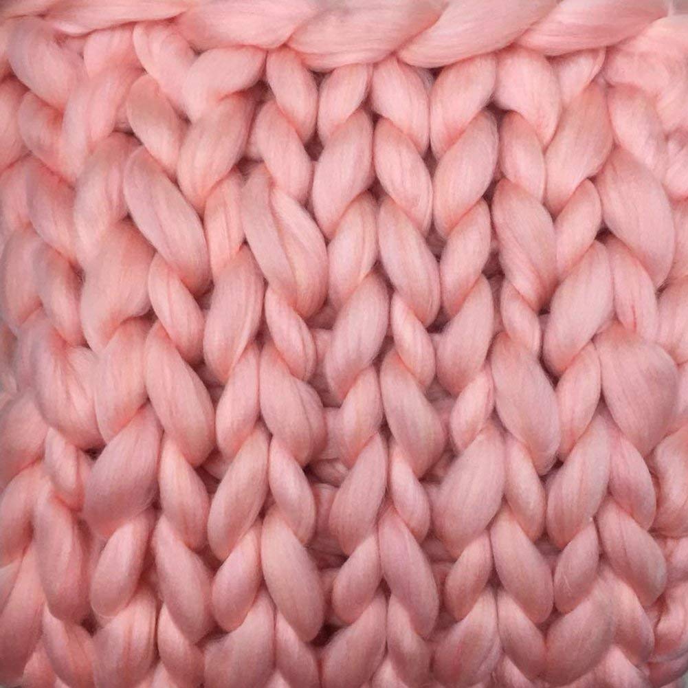 Handmade Chunky Knit Merino Wool Blanket - Giant 47