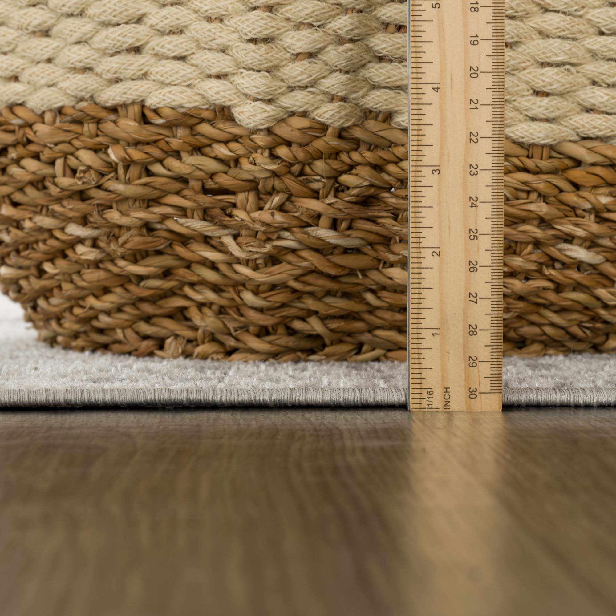 Hauteloom Gravelbourg Washable Area Rug - Gray 5'3