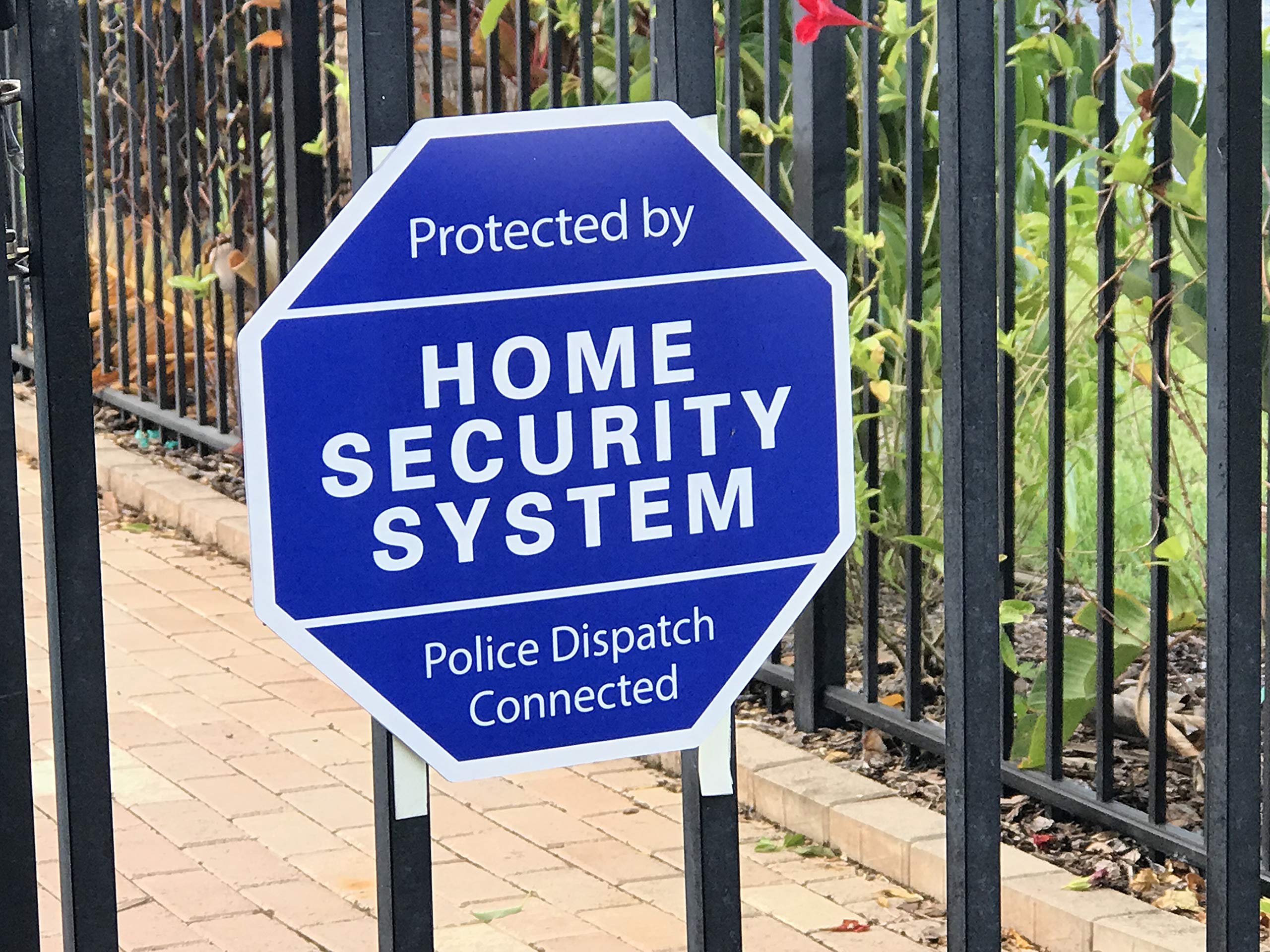 SummitLink Generic Yard Sign for Home Security System - Deter Burglars & Protect Your Property | Ideal for Front Yard, Backyard & Neighborhood Watch