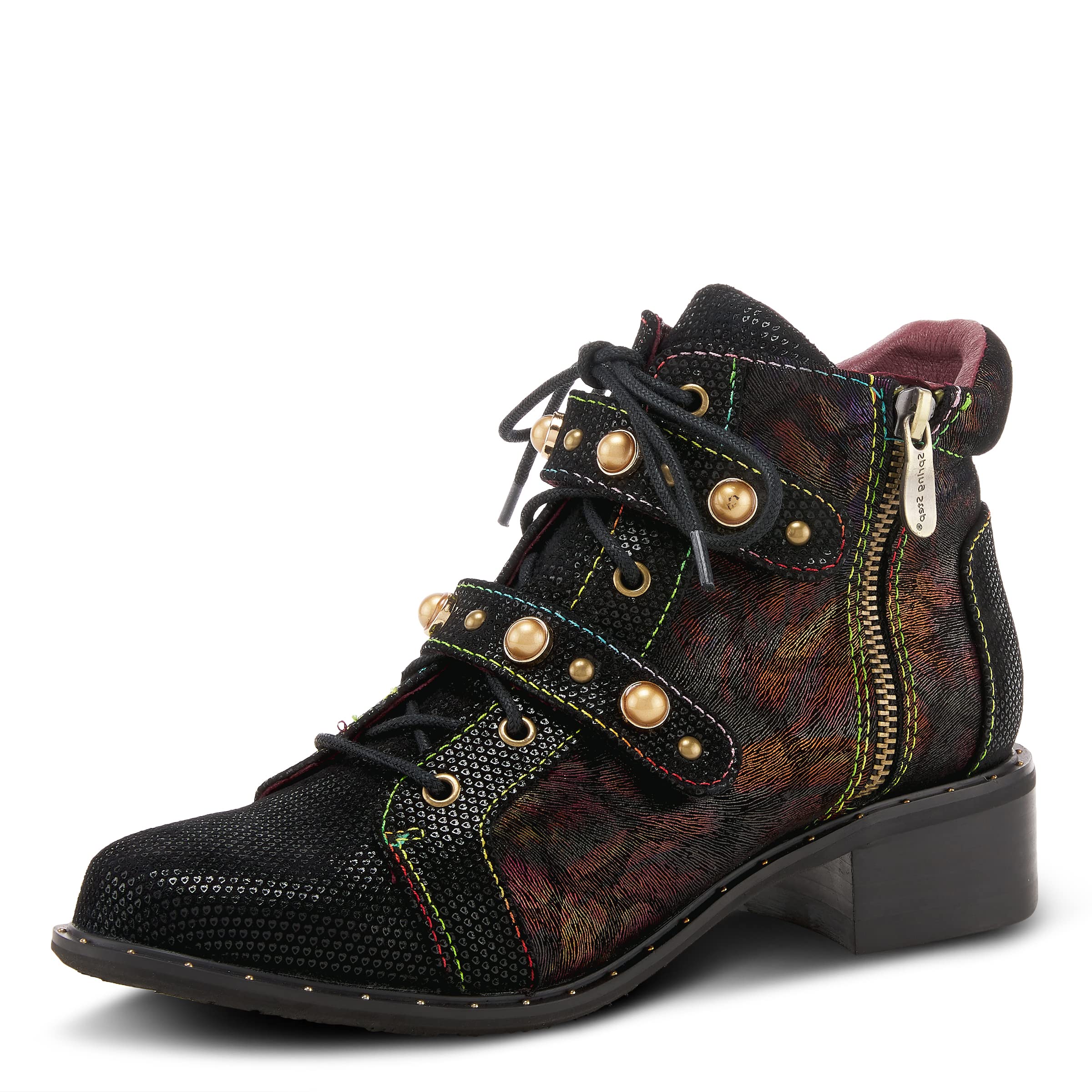 Spring Step L'Artiste Women's Chrissy Bootie - Comfortable Ankle Boots for Women, Fashion Casual & Work Shoes with Cushioned Insole (Great for Office, Walking & Daily Wear)