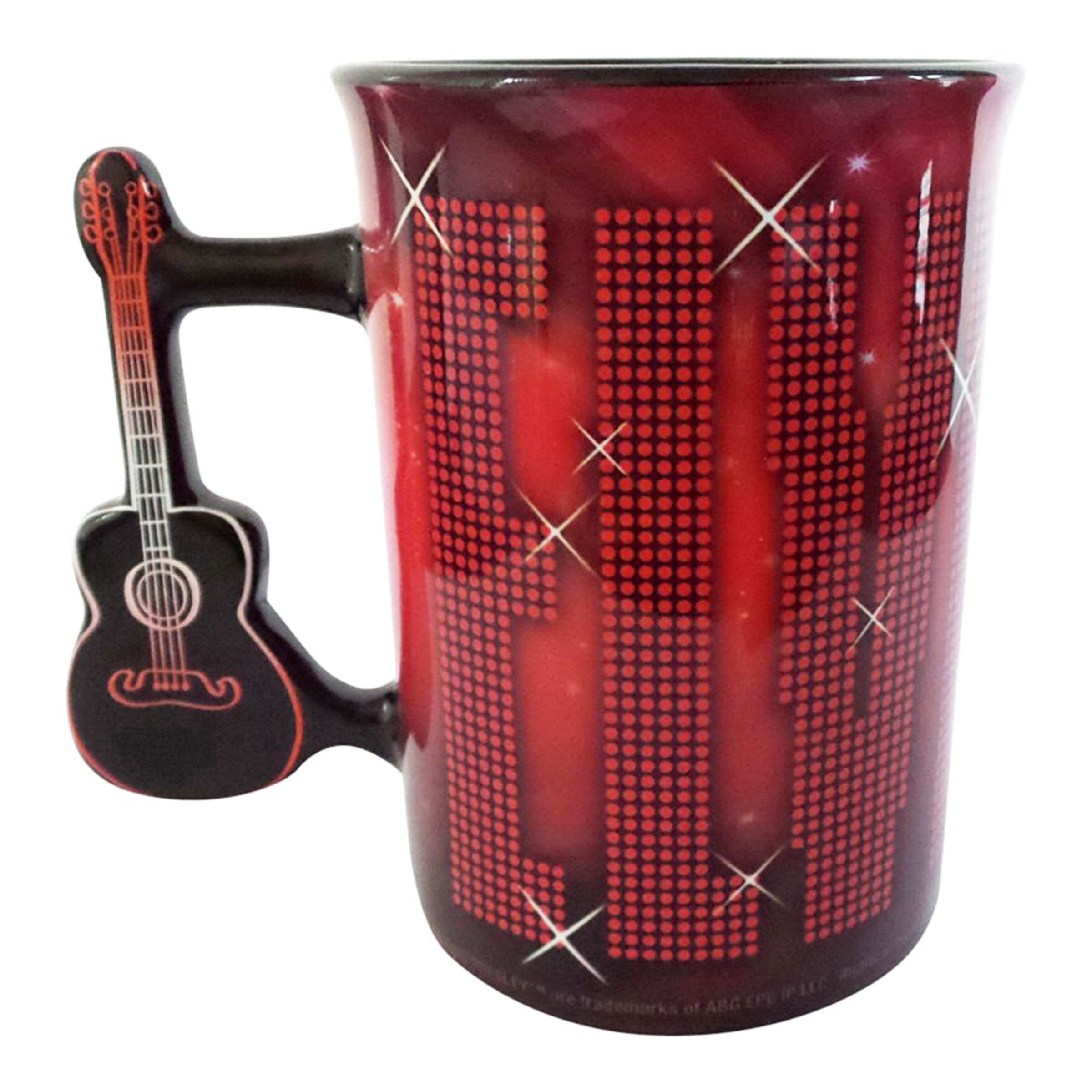 Elvis Presley 68' Comeback Collectible Coffee Mug – 16 oz Ceramic Cup with Unique Guitar Handle, Officially Licensed Gift for Elvis Fans – Perfect for Home, Office & Music Lovers