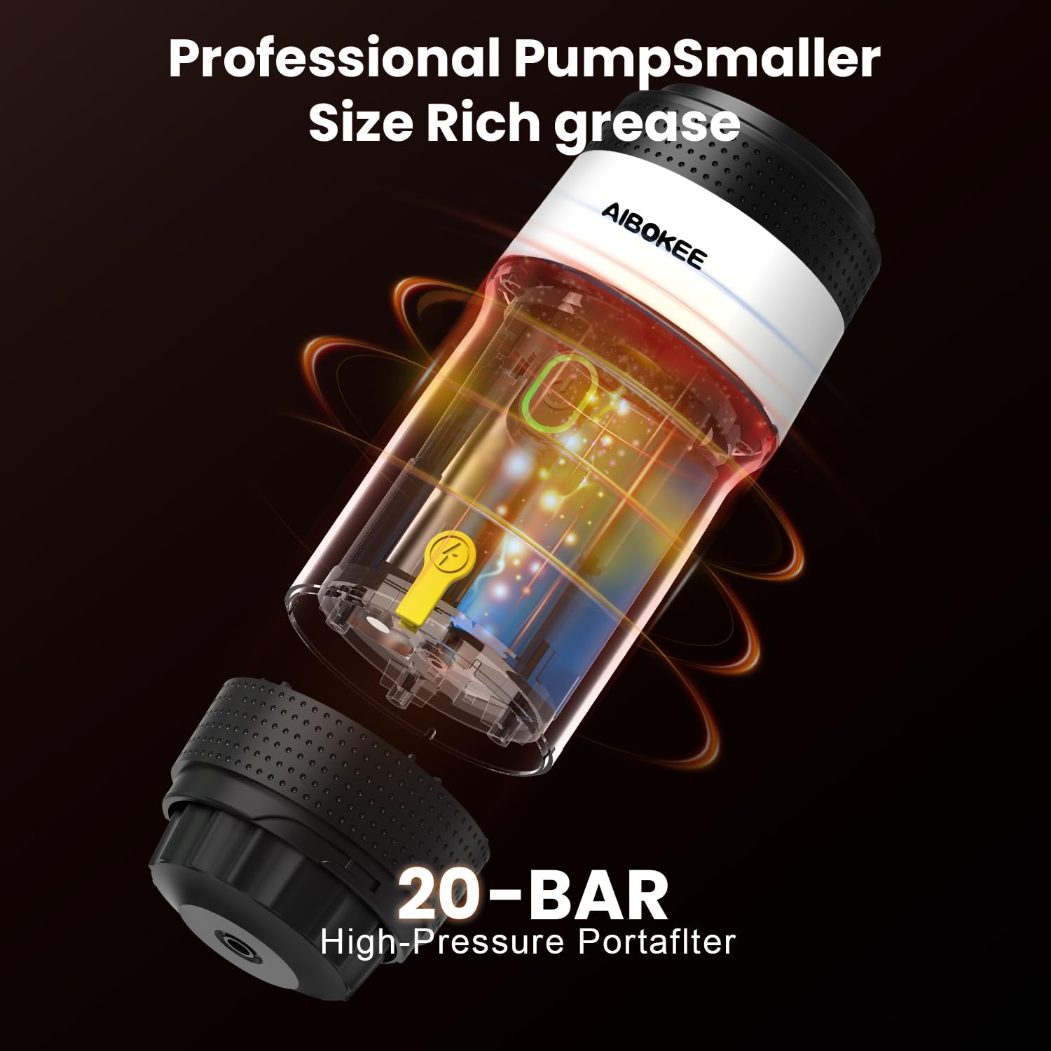 Portable Electric Espresso Maker - USB Rechargeable Travel Coffee Machine for Camping, Car & Office - 3-in-1 Coffee Maker Works with 8g Ground Coffee, Nespresso & Small Pods - Perfect for RV Trips, Hiking Adventures & Home Use