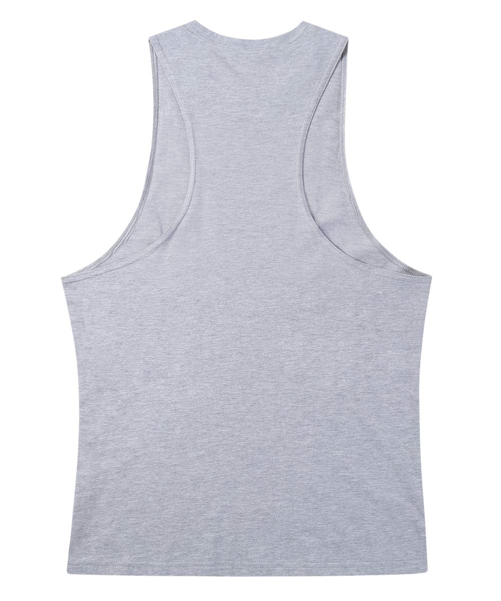 Men's Gym Tank Top - Sleeveless Workout Shirt for Bodybuilding & Training - Breathable Cotton Stringer Vest - Ideal for Weightlifting, CrossFit & Fitness Training