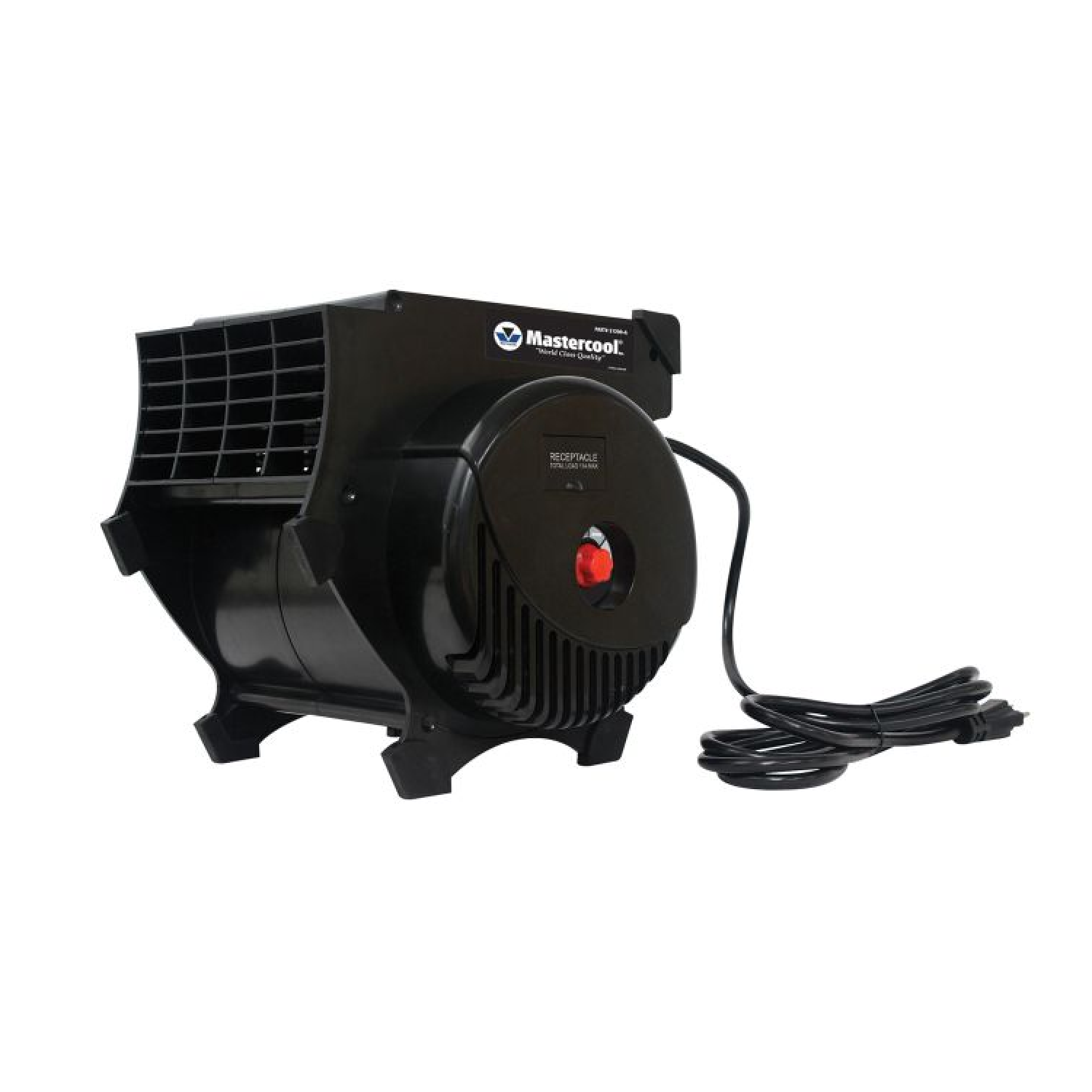 Mastercool 21200A 1200 CFM High-Power Air Mover Blower Fan for Water Damage Restoration, Drying Floors, and Ventilation - Industrial & Home Use