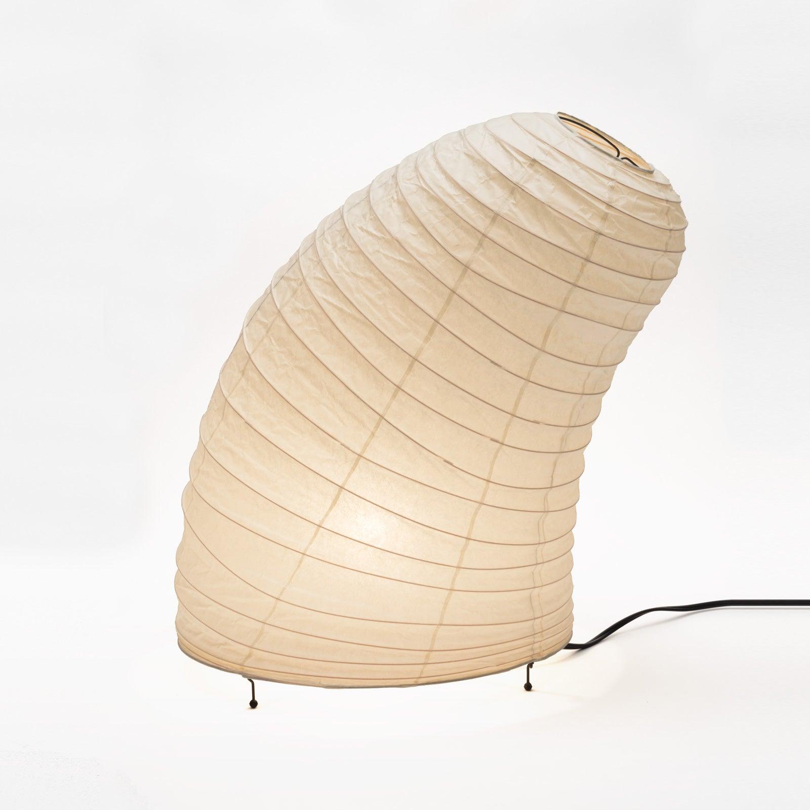 Japanese Akari Paper Table Lamp - Handmade Shoji Style Lighting for Bedroom, Living Room & Office - Warm Ambient Light for Relaxation & Decor