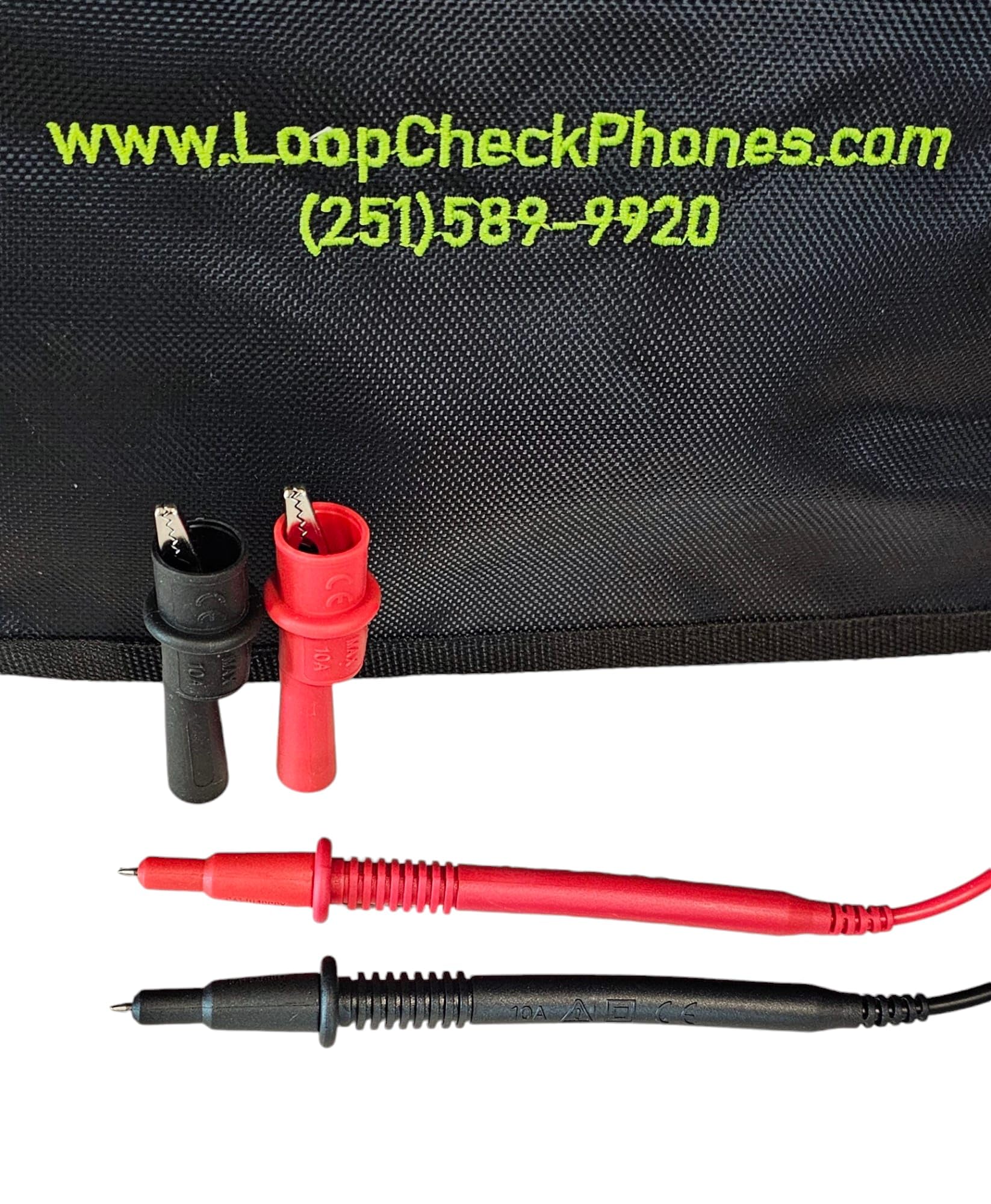 Loop Check Phones Continuity Test Set JE001-BM - Electrician Telephone Testers with Super Strong Magnets for Circuit Testing & Communication (Ideal for Electricians, Technicians & Industrial Use)