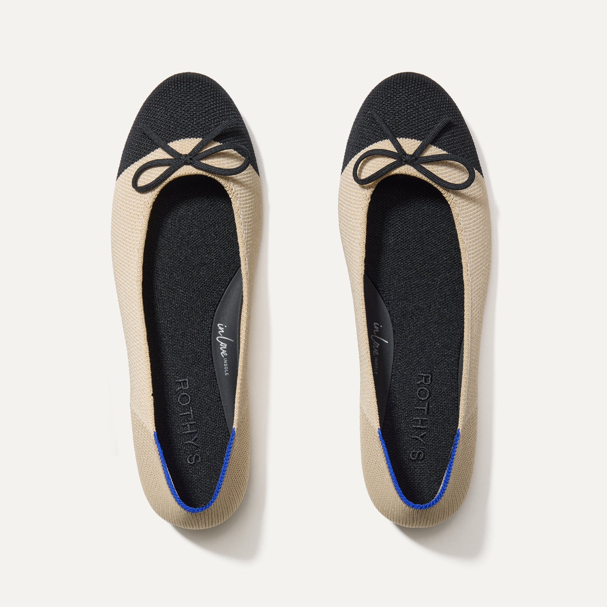 Elegant Women's Ballet Flats - Cream Captoe Pointed Toe Slip On Shoes for Work, Office & Casual Wear | Comfortable & Stylish Everyday Shoes