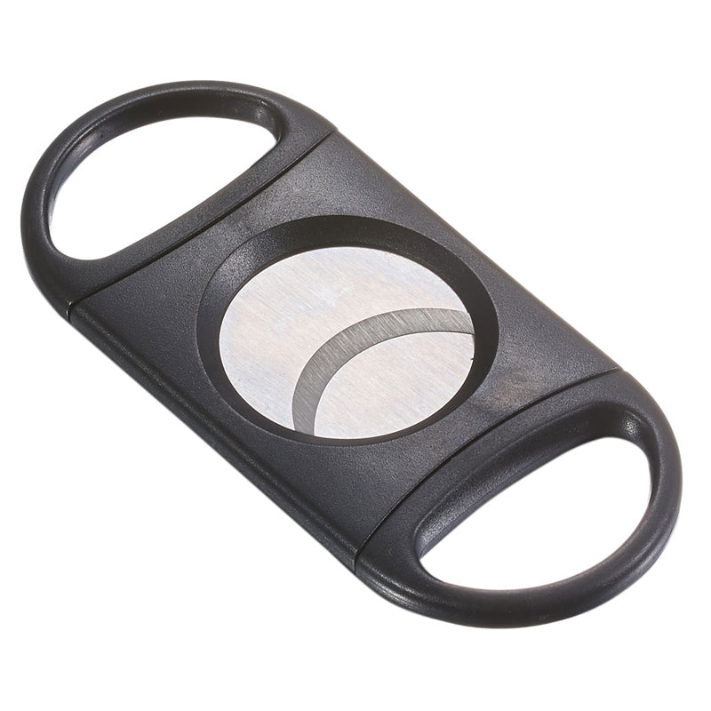 Premium Rand Black Double Guillotine Cigar Cutter - Sharp Stainless Steel Blades for Perfect Cuts | Ideal for Cigar Enthusiasts & Gifts