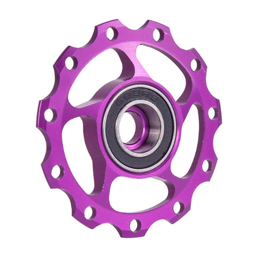 JIANWEI Aluminum Alloy Bike Chain Tensioner & Guide - Single Speed Chain Protector for MTB & Road Bikes - Adjustable Converter (Black) | Perfect for Mountain Biking, Road Racing & Urban Commuting