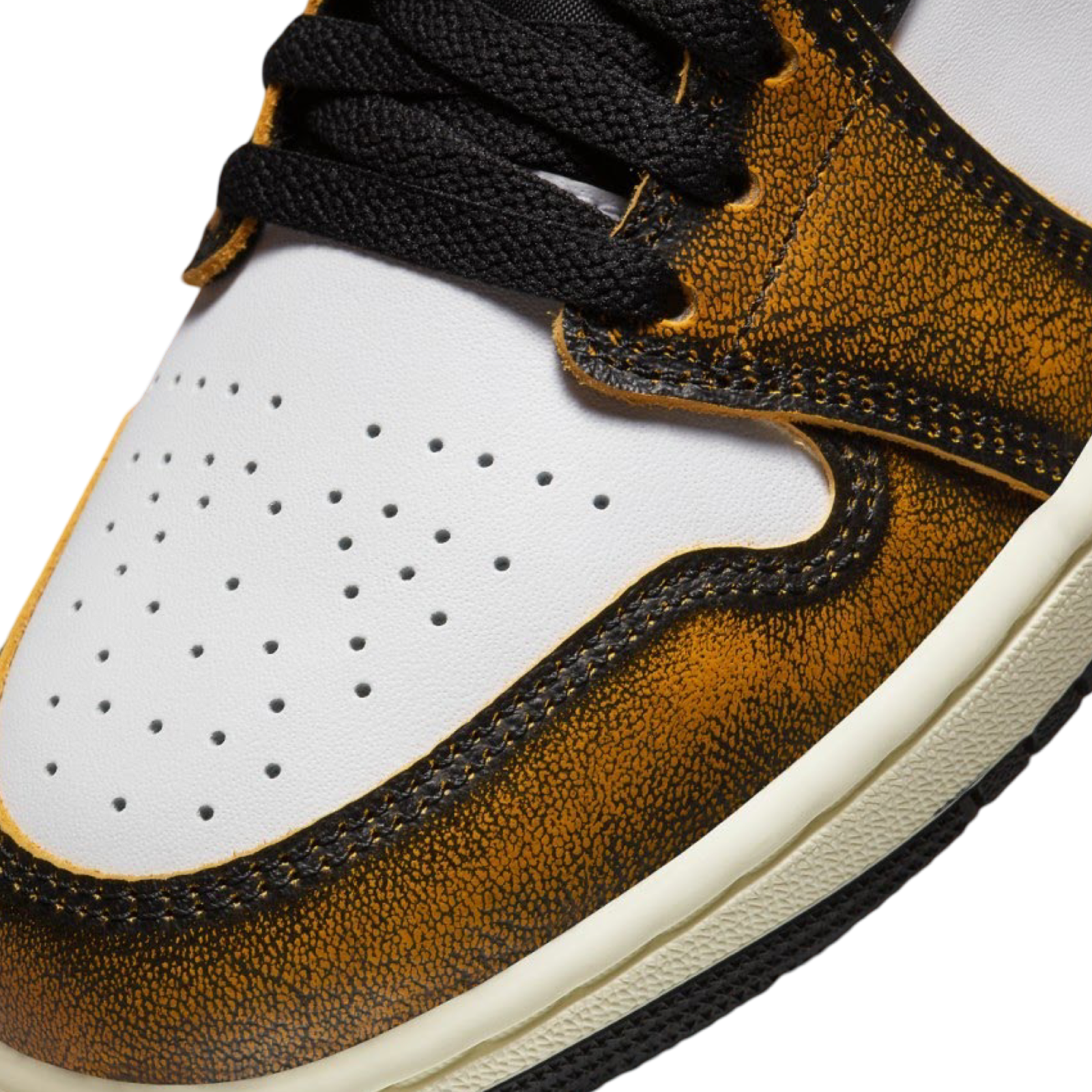 Air Jordan 1 Mid Orange Wear Away Sneakers - Men's Basketball Shoes for Streetwear & Casual Style | Perfect for Urban Fashion & Everyday Wear