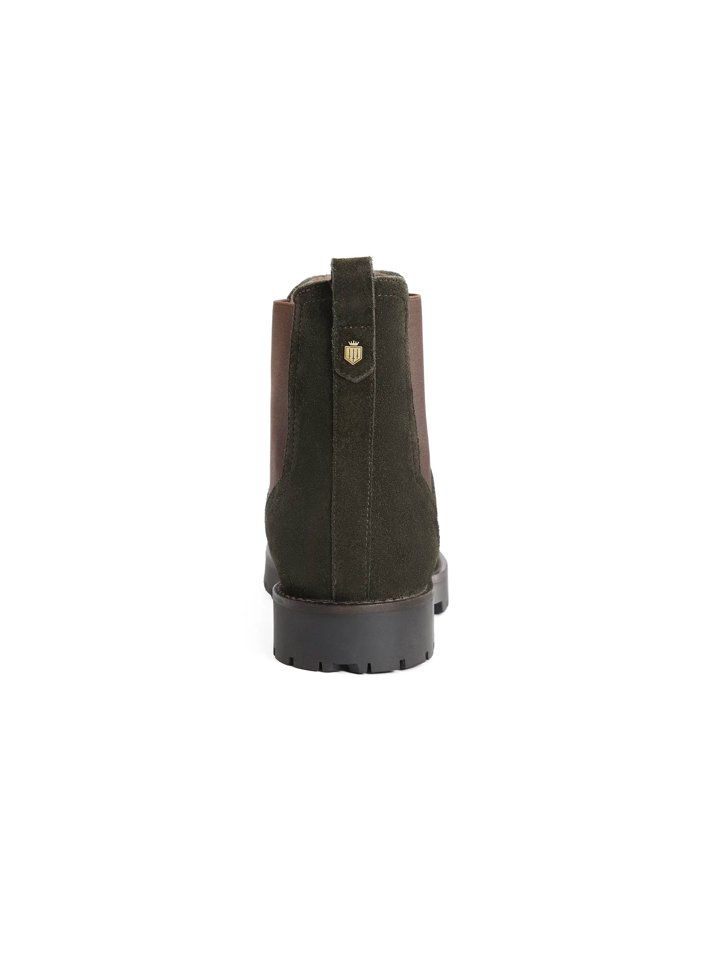 Premium Sheepskin Boudica Boots in Moss Green - Cozy & Stylish Winter Footwear for Women | Perfect for Cold Weather, Outdoor Adventures & Casual Wear