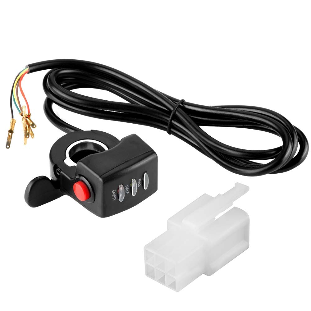 36V Electric Bike Throttle - Twist & Thumb Speed Control for E-Bikes - Perfect for Commuting, Off-Road Adventures & Urban Riding