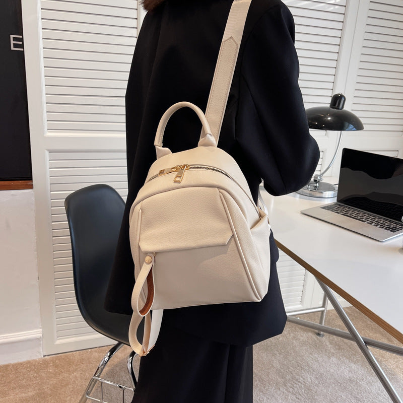 Vegan Leather Backpack for Women - Soft Lightweight Small Backpack Purse - Perfect for Travel, Work & School