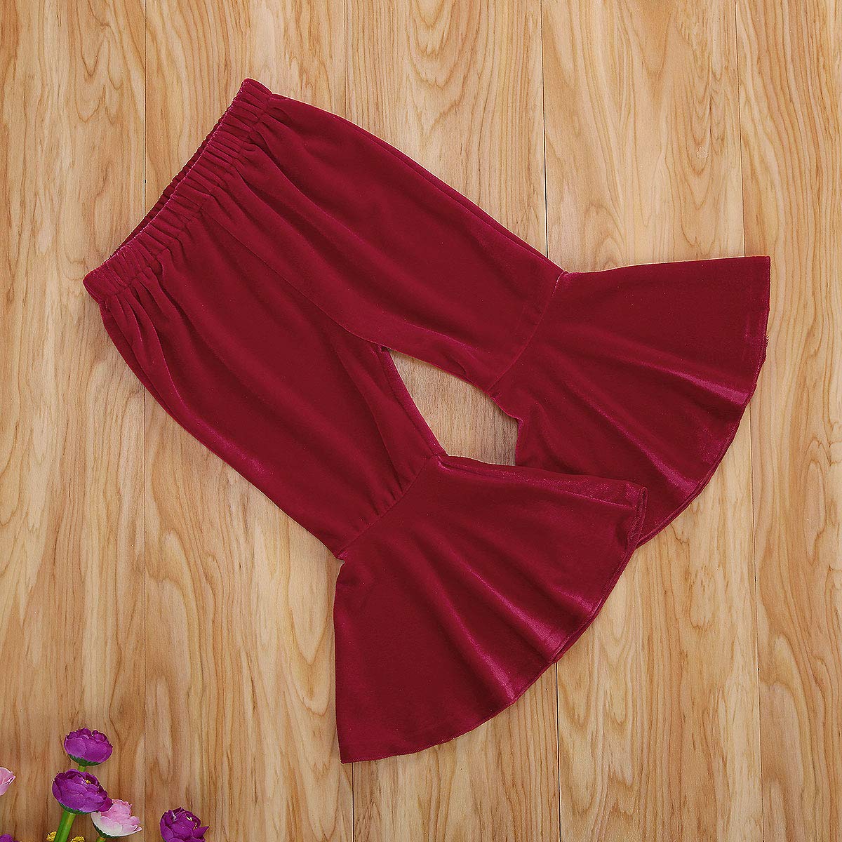 Toddler Bell Bottom Pants for Baby Girls - Soft Ruffle Leggings with Flare Design | Perfect for Playtime, Parties & Photo Shoots