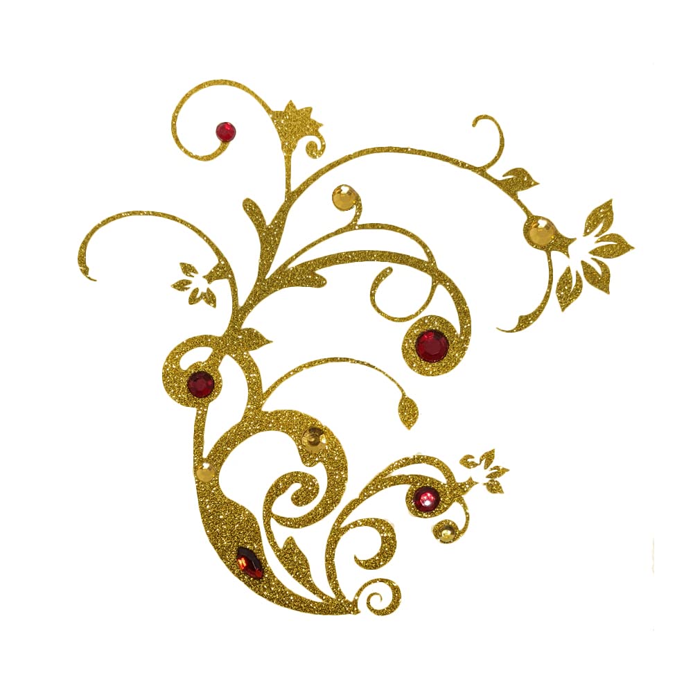 Comet Busters Gold Glitter Temporary Tattoo Stickers for Body Art - 24PCS Metallic Fake Tattoos for Women, Girls, Teens - Perfect for Parties, Festivals, Halloween & Cosplay (BT276)