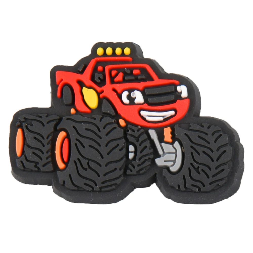 Cool PVC Motorcycle Shoe Charm - Racing Bike Accessories for Men & Women - DIY Shoe Pins & Wristband Decor - Perfect for Bikers, Gifts & Motorcycle Enthusiasts