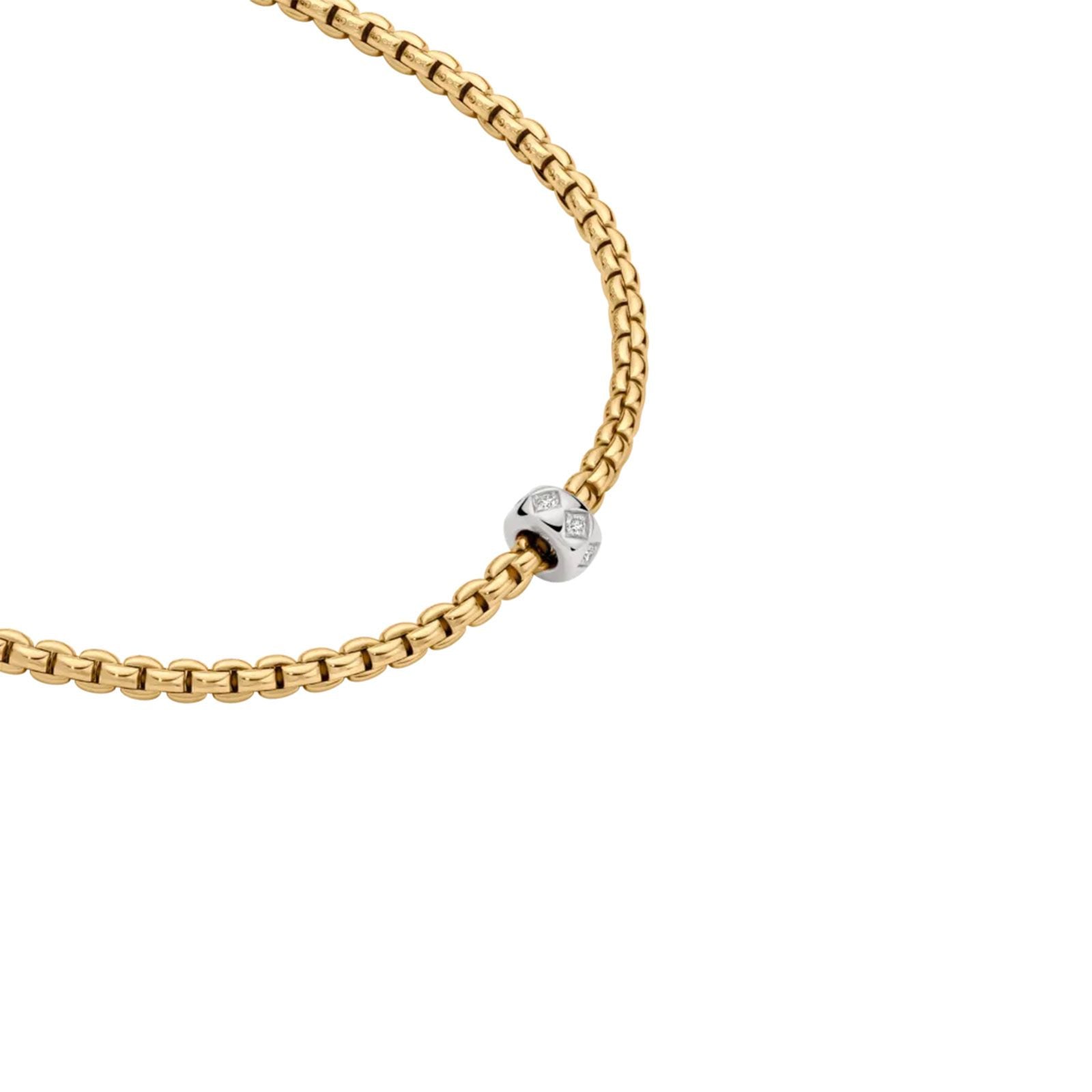 18ct Yellow & White Gold Diamond Necklace for Women - Elegant Eka 73101CX_BB_G_XBX Jewelry for Anniversary, Wedding & Special Occasions