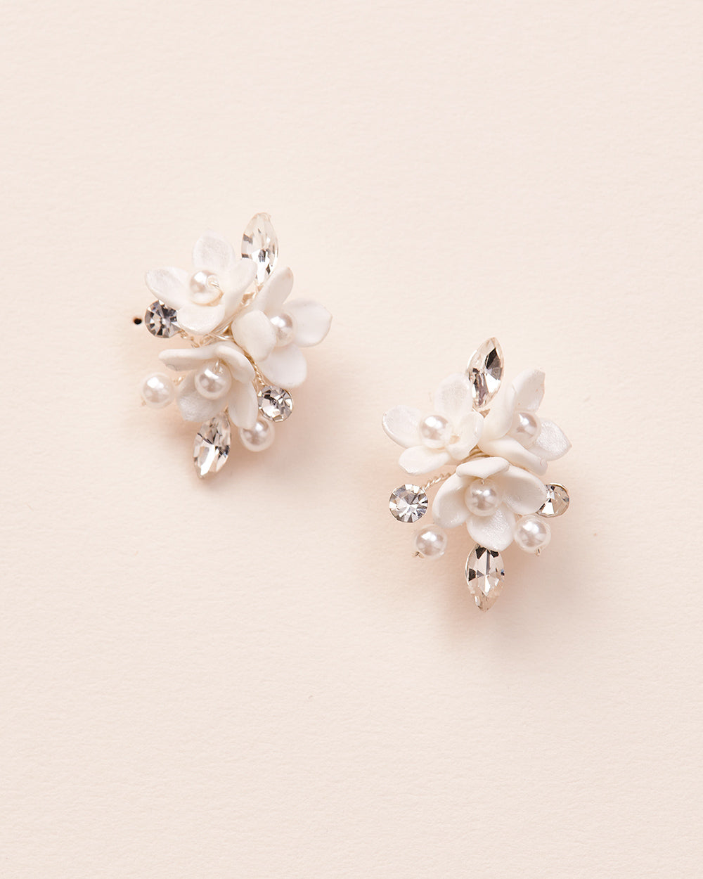 Elegant Pearl Stud Earrings for Women - 14K Gold Plated Hypoallergenic Earrings - Perfect for Weddings, Parties & Everyday Wear