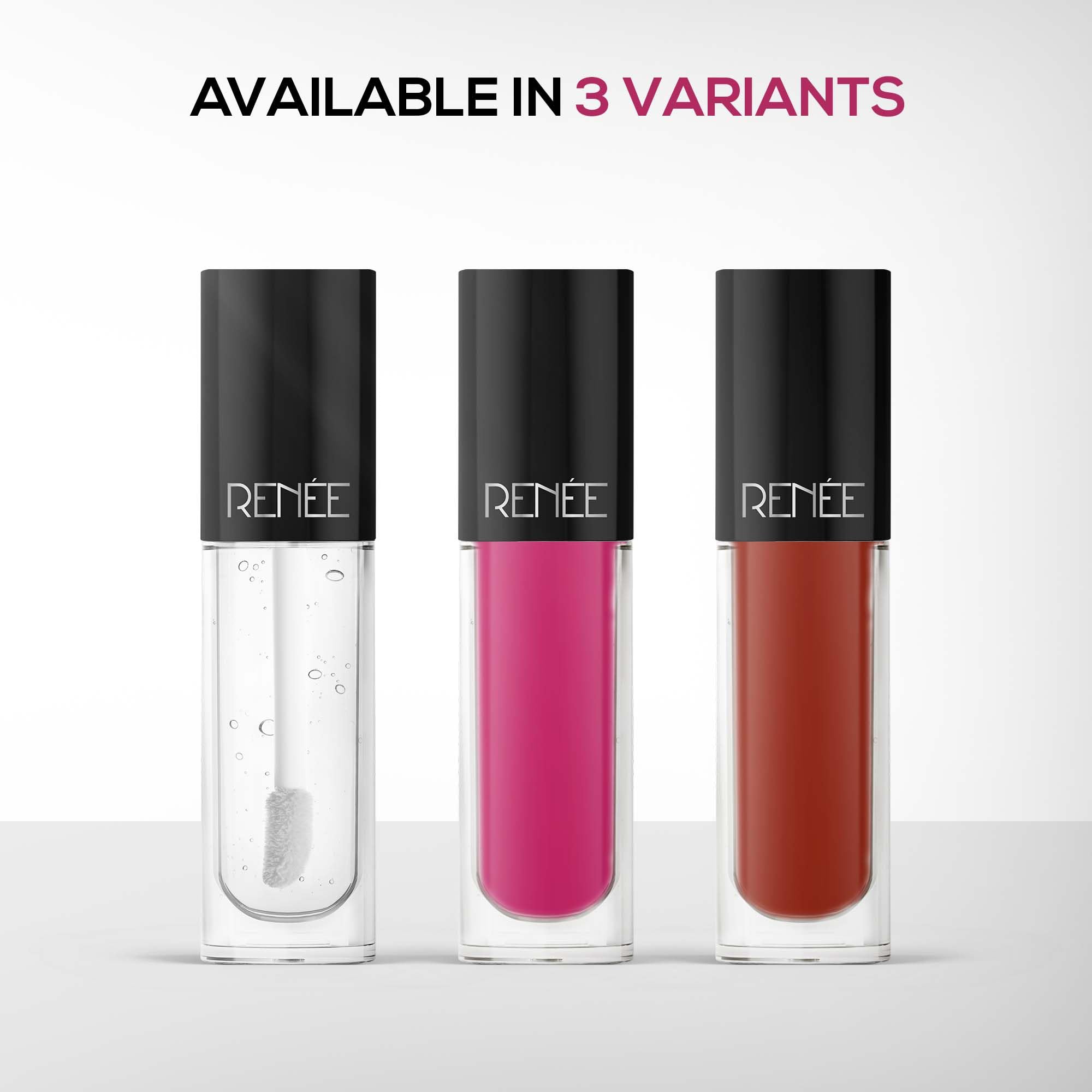 RENEE Hot Lips Clear Lip Gloss 4.5ml - Vitamin E Enriched High-Shine Formula | Lightweight Non-Sticky Hydrating Lip Gloss for Daily Wear & Special Occasions