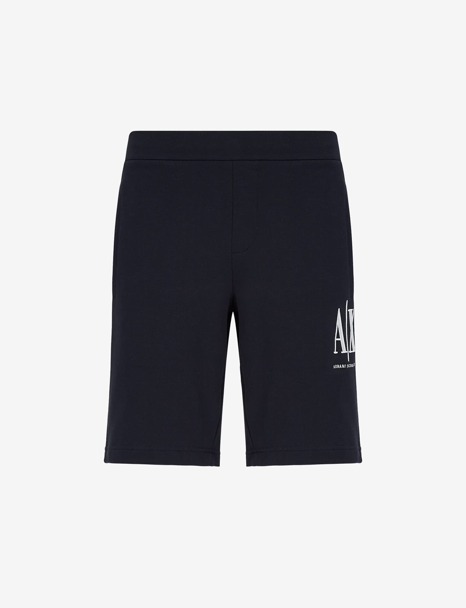 Armani Exchange Men's Icon Project Embroidered Logo Shorts - Casual Summer Shorts for Men with Stylish Branding | Perfect for Beach, Gym & Streetwear Fashion