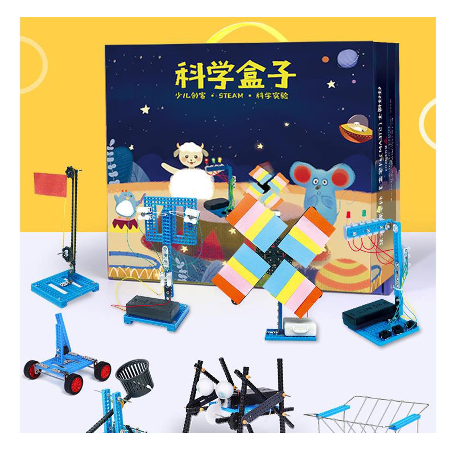 GYAM Kids Science Experiment Kit - STEM Educational Learning Toys for Children, DIY Engineering Projects for Home & School Science Activities | Perfect for Classroom, Birthday Gifts & Homeschooling