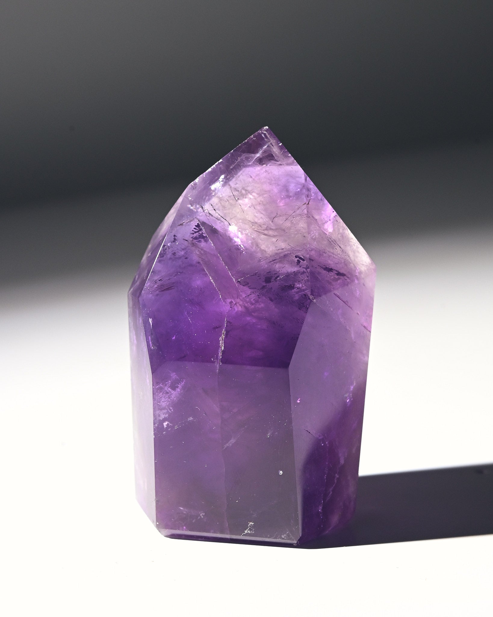 2.5 Inch Natural Amethyst Crystal Tower - Healing Stone for Meditation, Yoga & Home Decor | Perfect for Energy Cleansing, Chakra Balancing & Spiritual Gifts