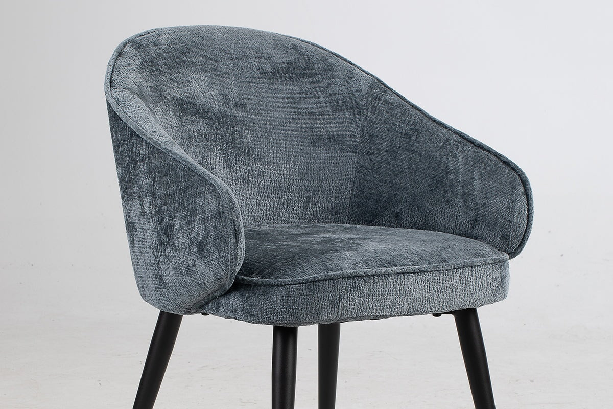 Kea 4 Leg Visitor Armchair - Modern Accent Chair for Living Room, Office & Guest Room - Comfortable Upholstered Seat with Sturdy Wooden Legs - Perfect for Home Decor & Relaxation