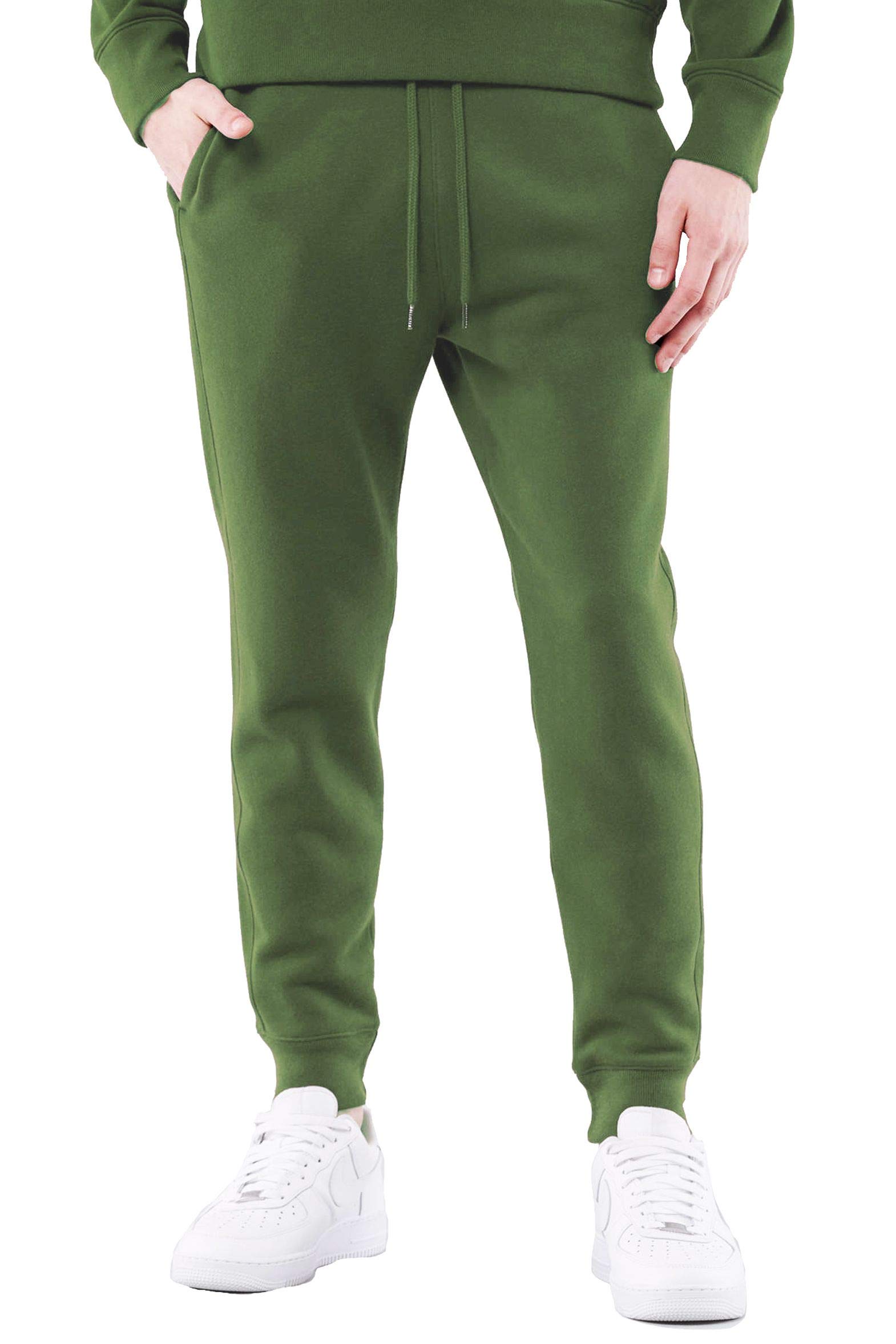 Men's Slim Fit Joggers Sweatpants - Cotton Folks CF U Comfies for Workout, Gym & Lounge | California Designed Comfortable Athletic Pants for Running, Yoga & Casual Wear