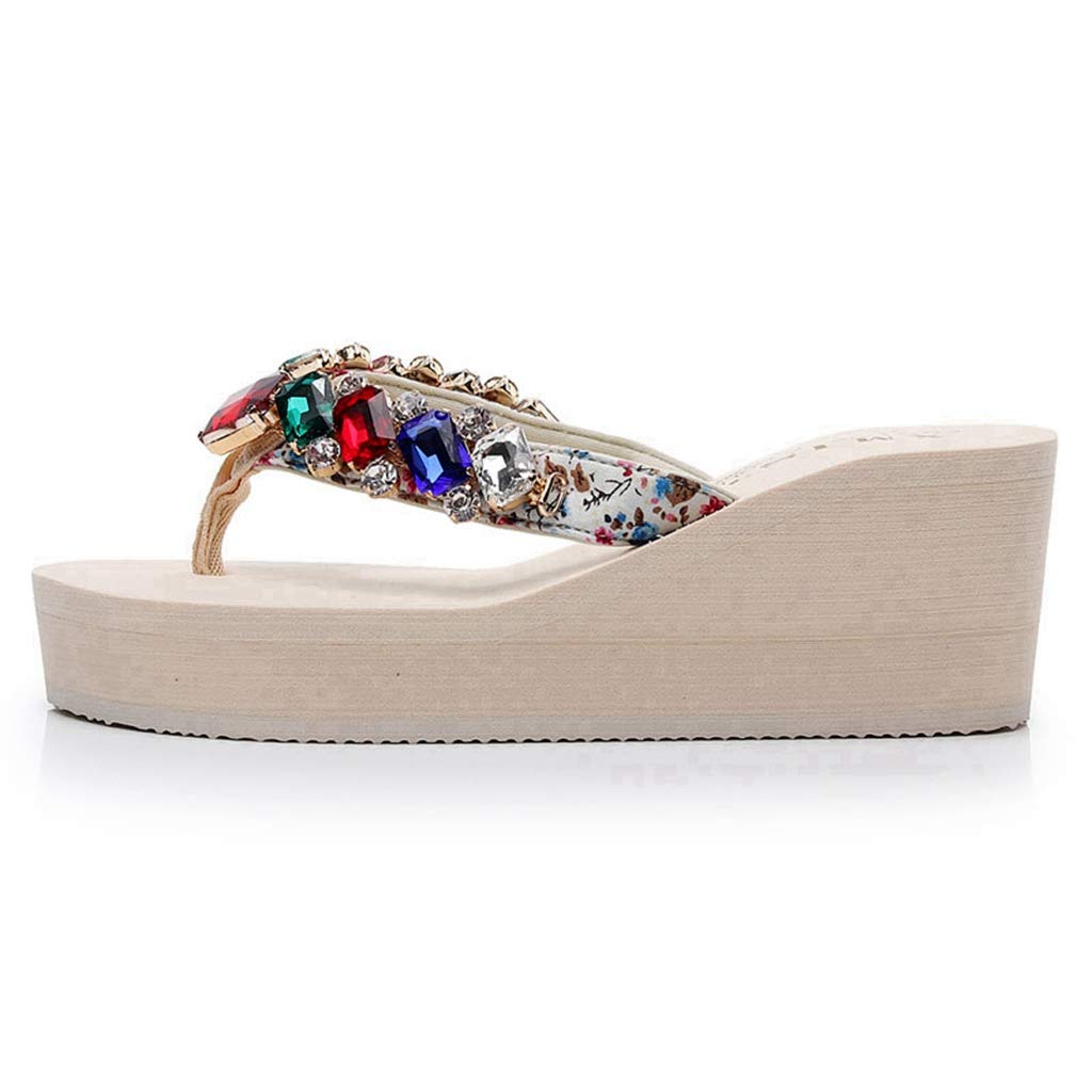 Mioke Women's Comfortable Slide Sandals - Lightweight & Breathable Summer Slippers for Indoor/Outdoor Use at Home, Beach, Pool, or Gym