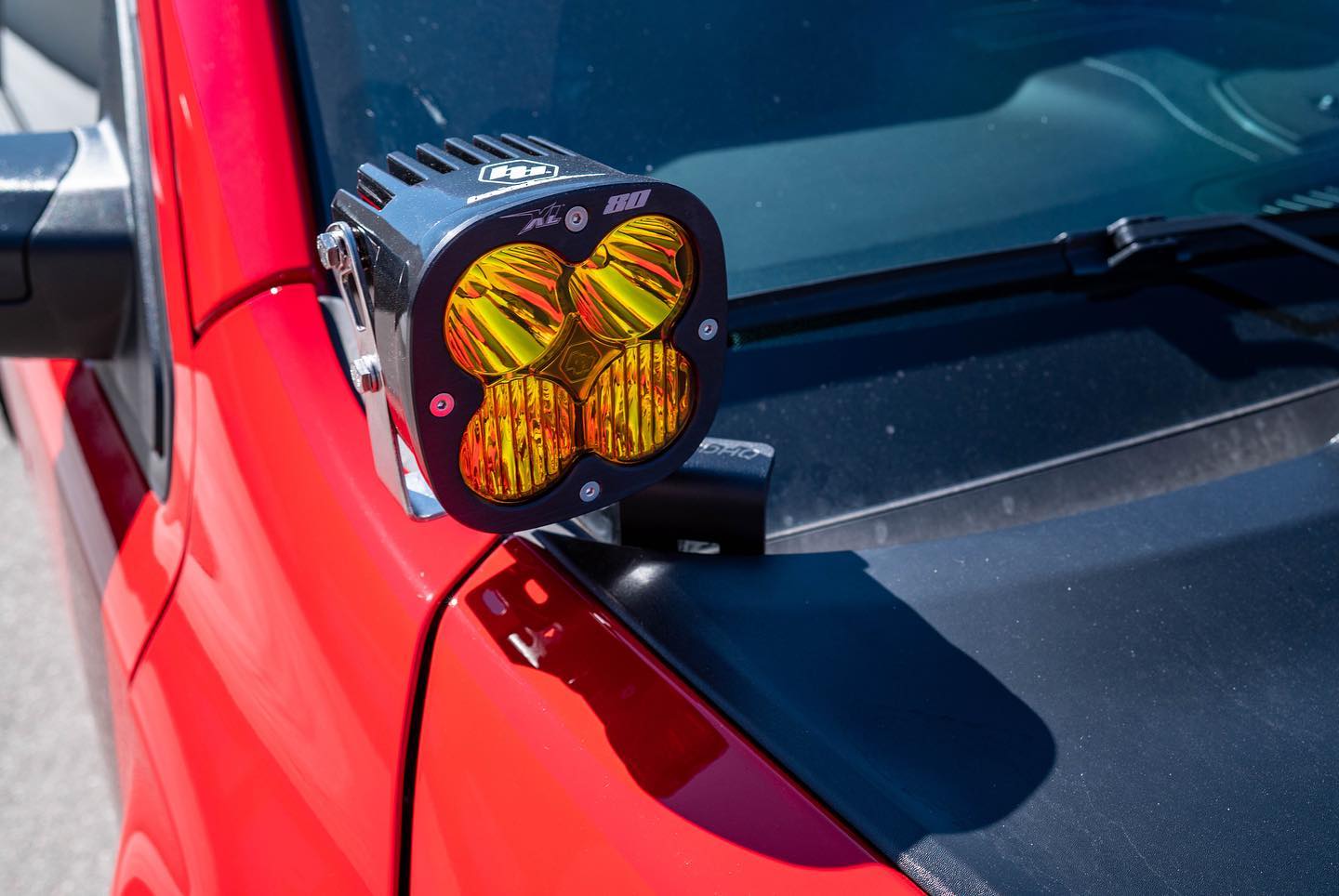 SDHQ Built A-Pillar Light Mounts for 2021-2024 Ram 1500 TRX & RHO | Off-Road LED Light Brackets | Perfect for Night Driving & Off-Road Adventures