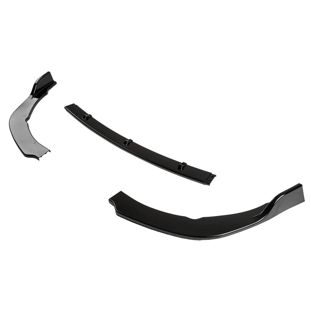 2018-2020 Toyota Camry Front Bumper Lip Spoiler - 3 Piece Style for SE/XSE/LE/XLE Models - Enhance Appearance & Aerodynamics for Street & Show Cars